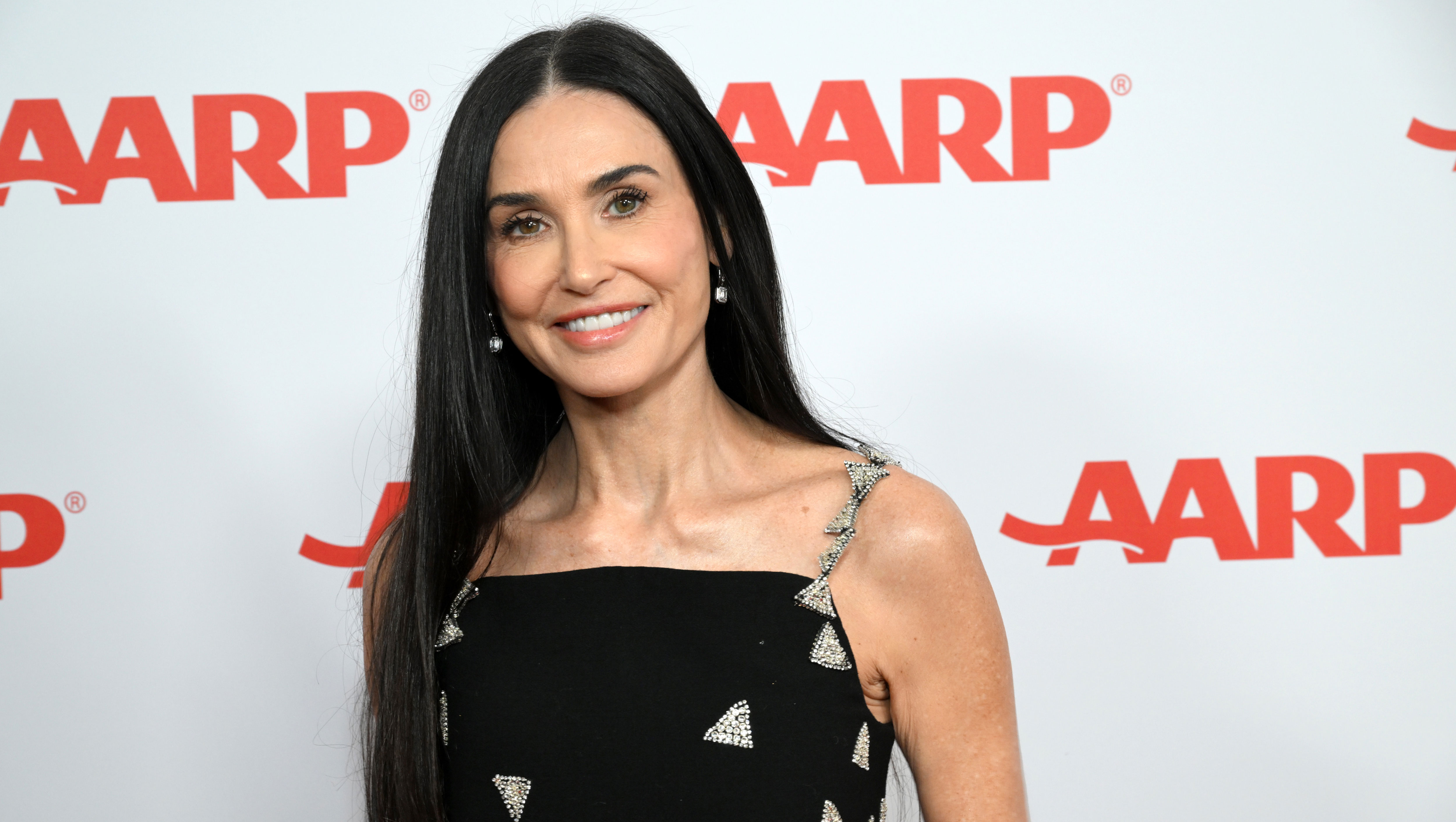 BEVERLY HILLS, CALIFORNIA - FEBRUARY 08: Demi Moore attends AARP's Annual Movies For Grownups Awards at the Beverly Wilshire, A Four Seasons Hotel on February 08, 2025 in Beverly Hills, California. (Photo by Michael Kovac/Getty Images for AARP)