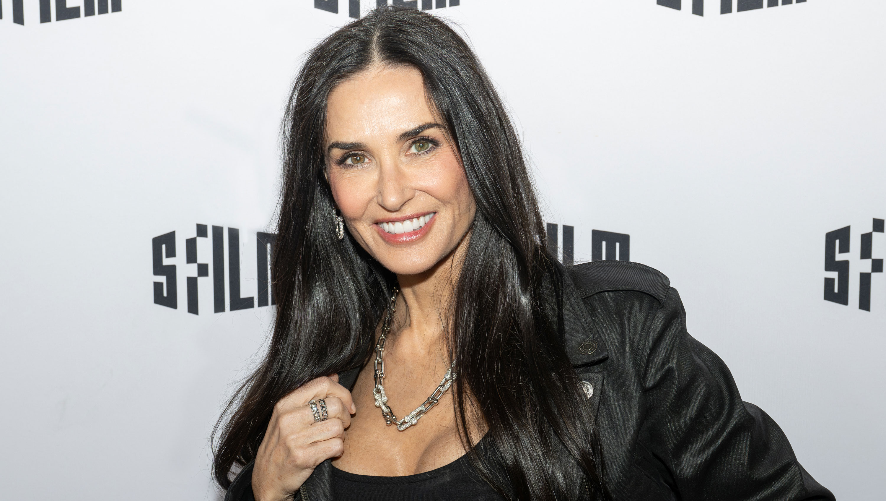 SAN FRANCISCO, CALIFORNIA - DECEMBER 09: Demi Moore, Honoree of Maria Manetti Shrem Award for Acting arrives at the 2024 SFFILM Awards Night at Fort Mason Center for Arts & Culture on December 09, 2024 in San Francisco, California. (Photo by Steve Jennings/Getty Images)