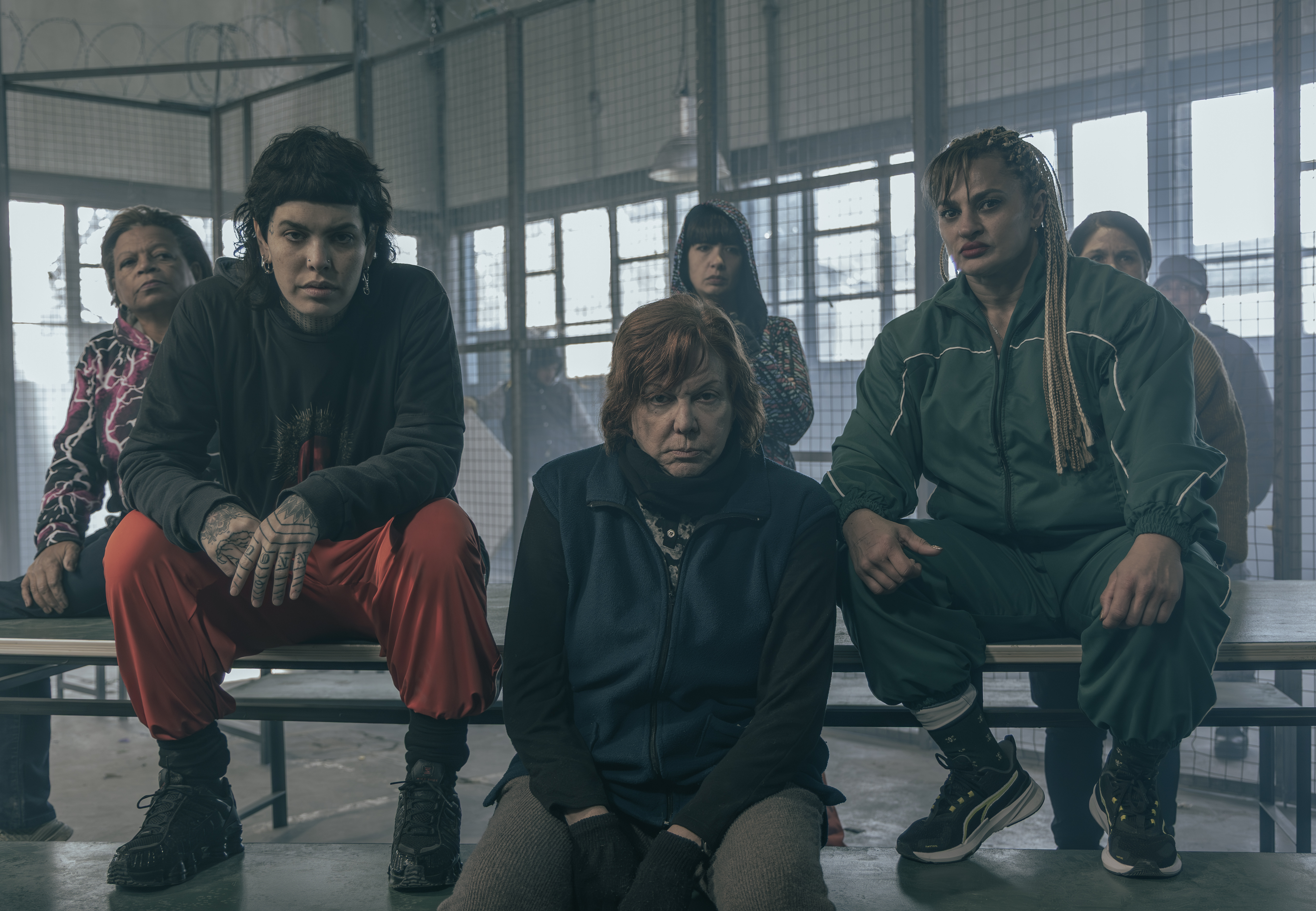 Ana Devin, Cecilia Rossetto y Alejandra Oliveras, actrices de 'En el barro'.