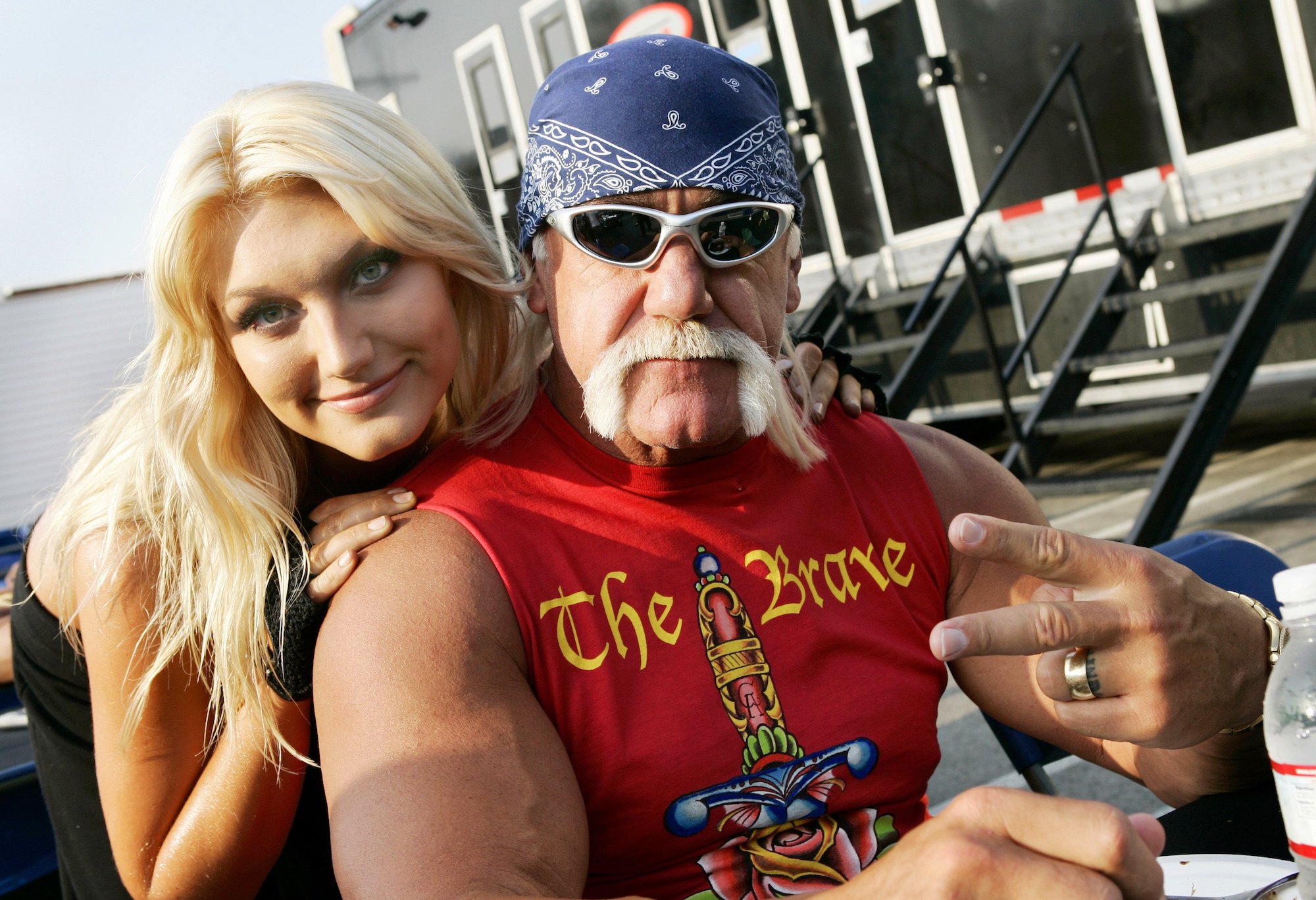 GettyImages-57552499 Brooke Hogan Hulk Hogan 2005