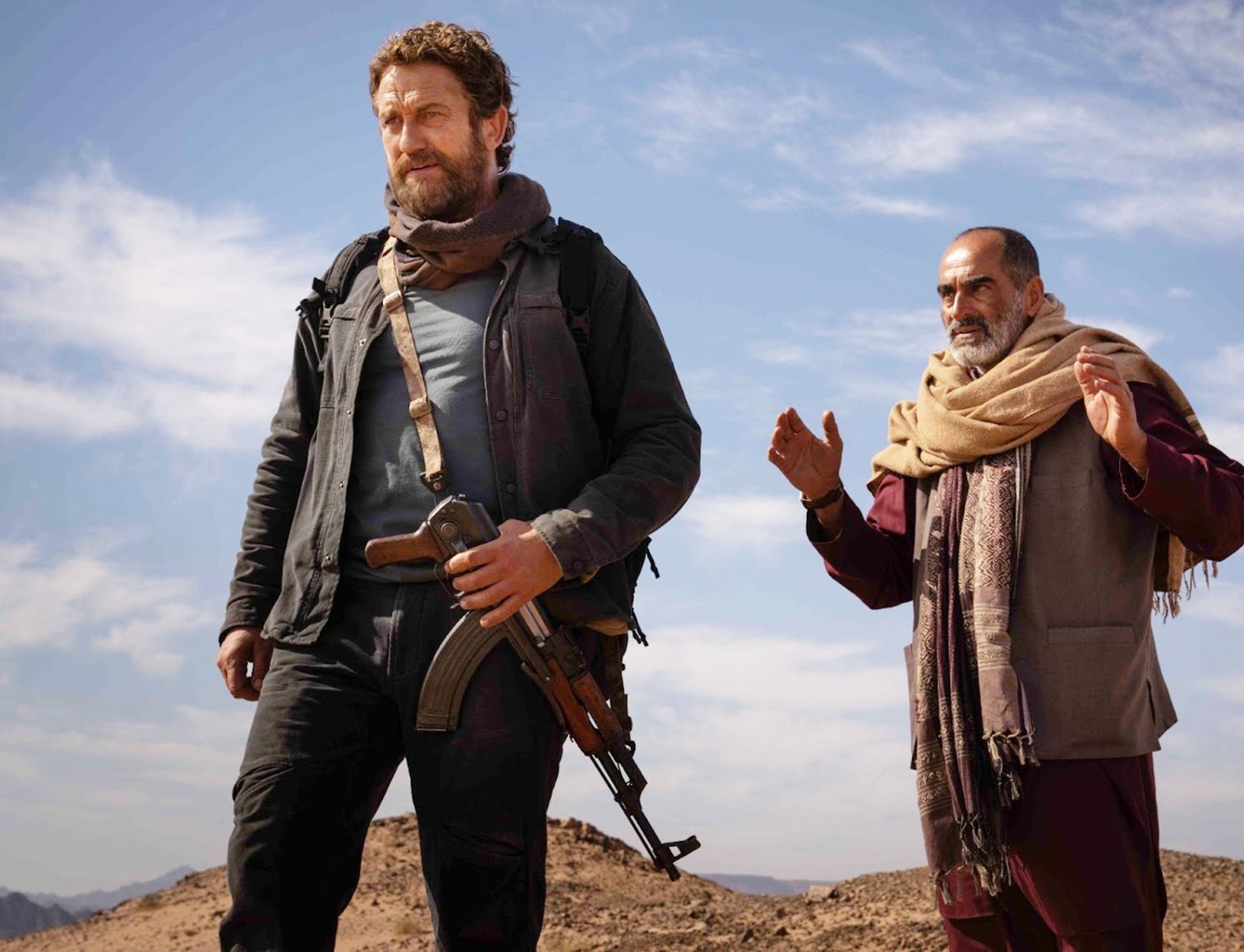 Gerard Butler, Navid Negahban in Kandahar