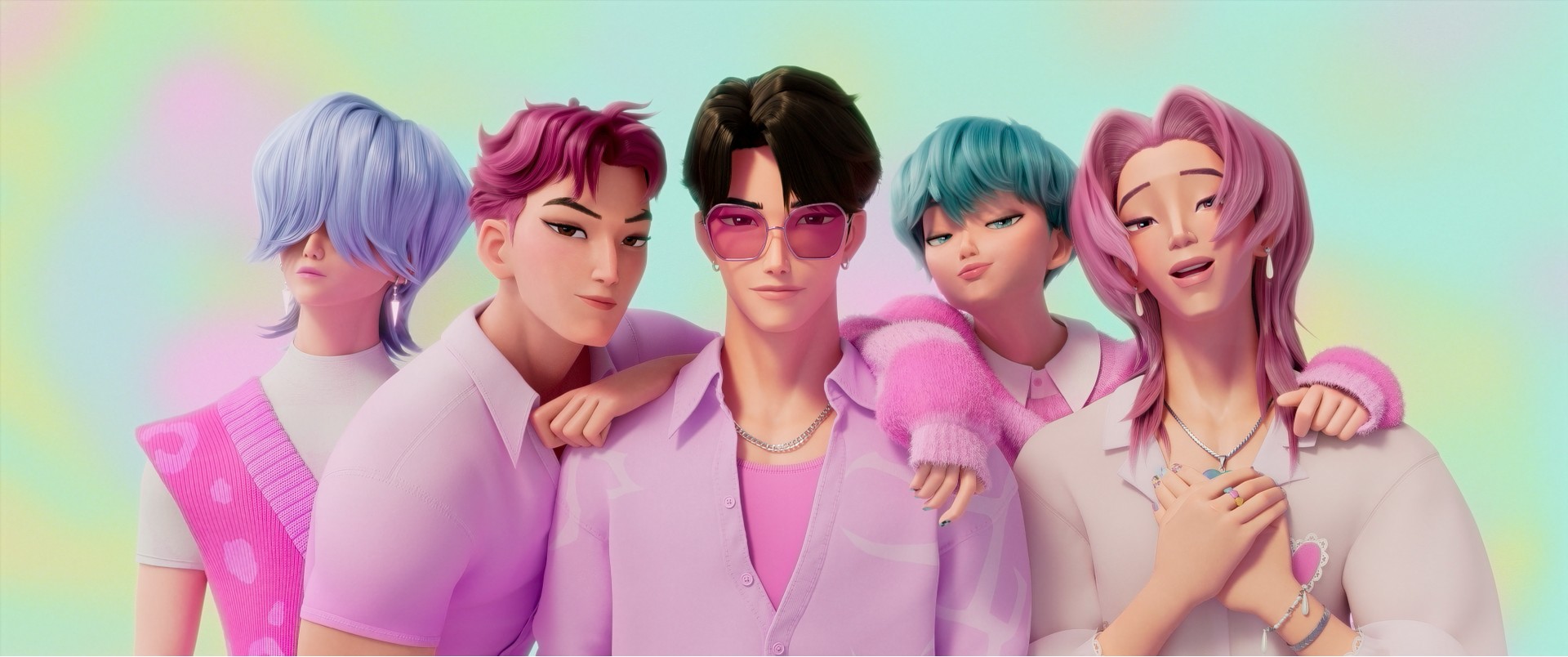 The Saja Boys in KPop Demon Hunters