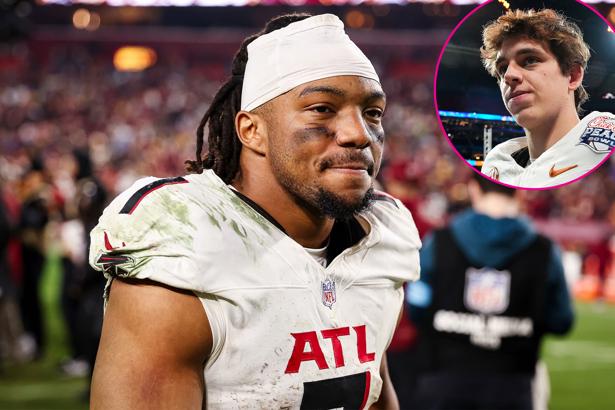 Promo Falcons RB Bijan Robinson Talks Arch Manning Texas Championship Hopes