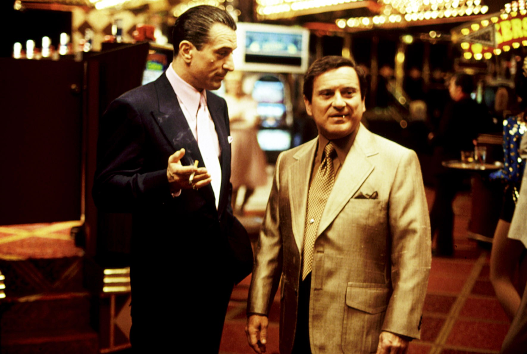 Robert De Niro and Joe Pesci in Casino