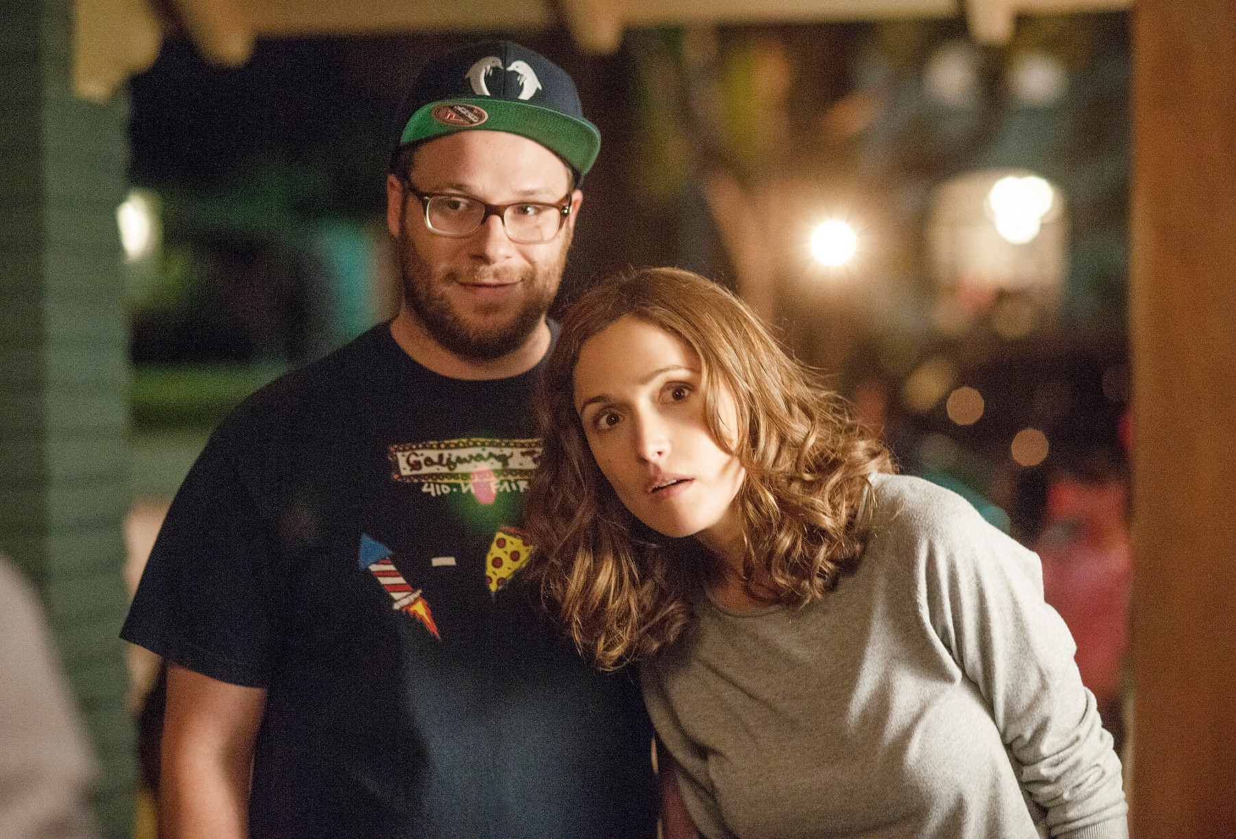 Seth Rogen and Rose Byrne in Neighbors