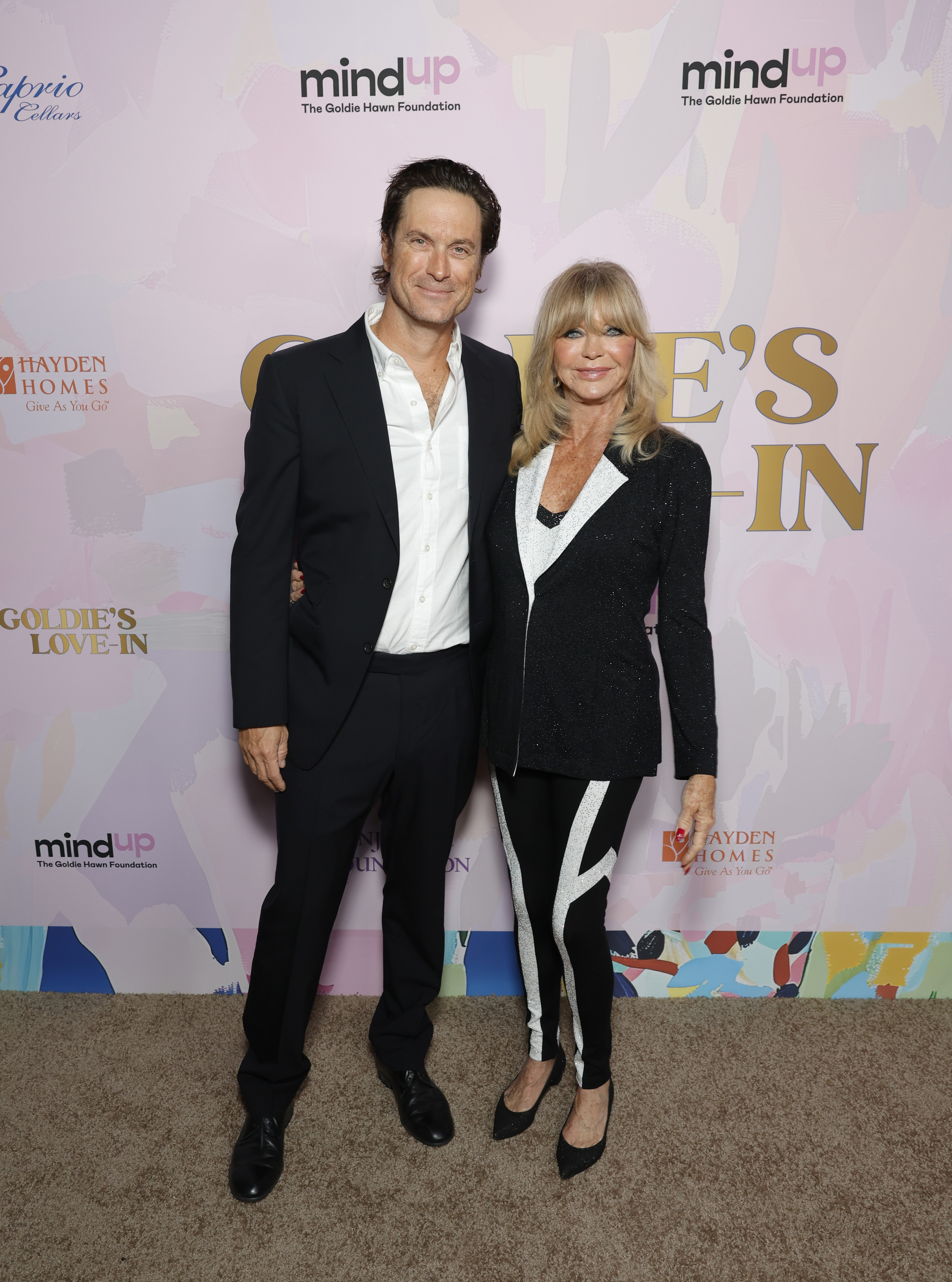 Oliver Hudson and Goldie Hawn