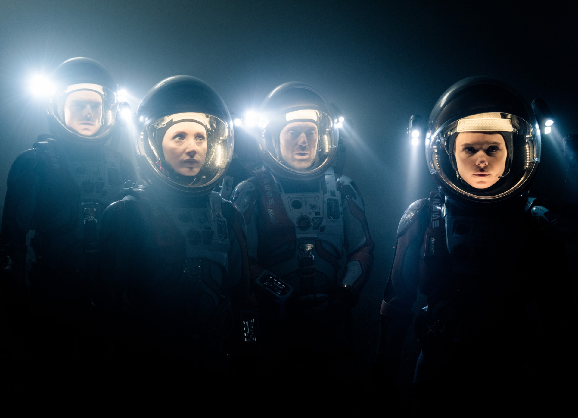 Sebastian Stan, Jessica Chastain, Aksel Hennie, Kate Mara in The Martian