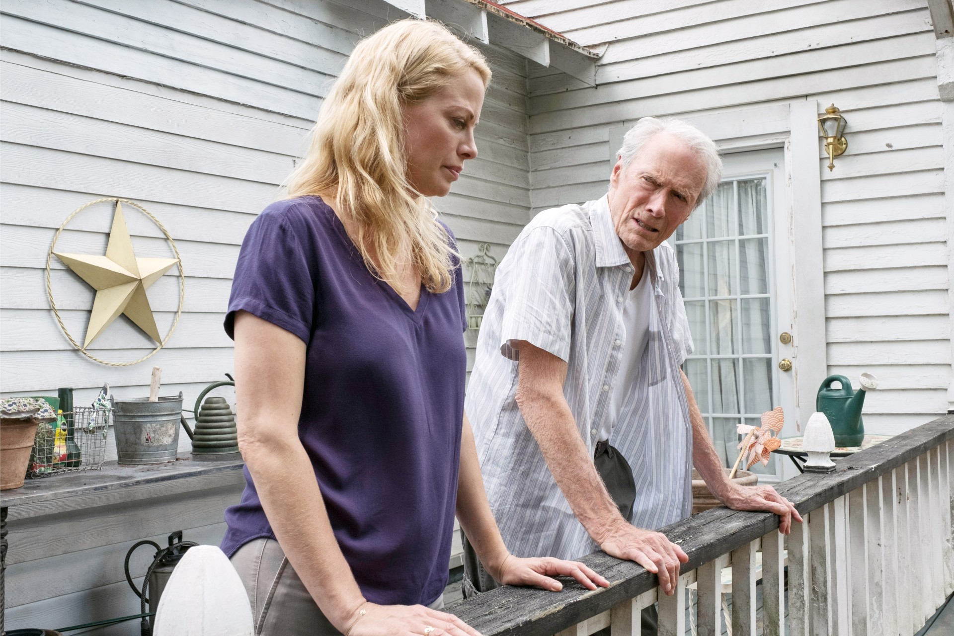 Allison Eastwood and Clint Eastwood in The Mule