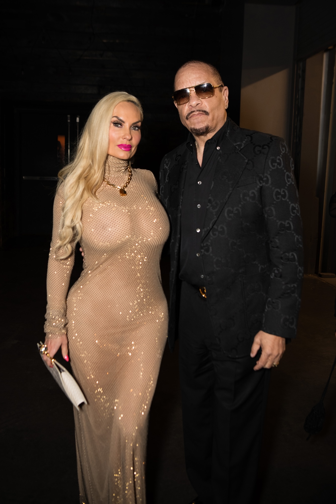 Coco Austin Rocks See-Through Dress