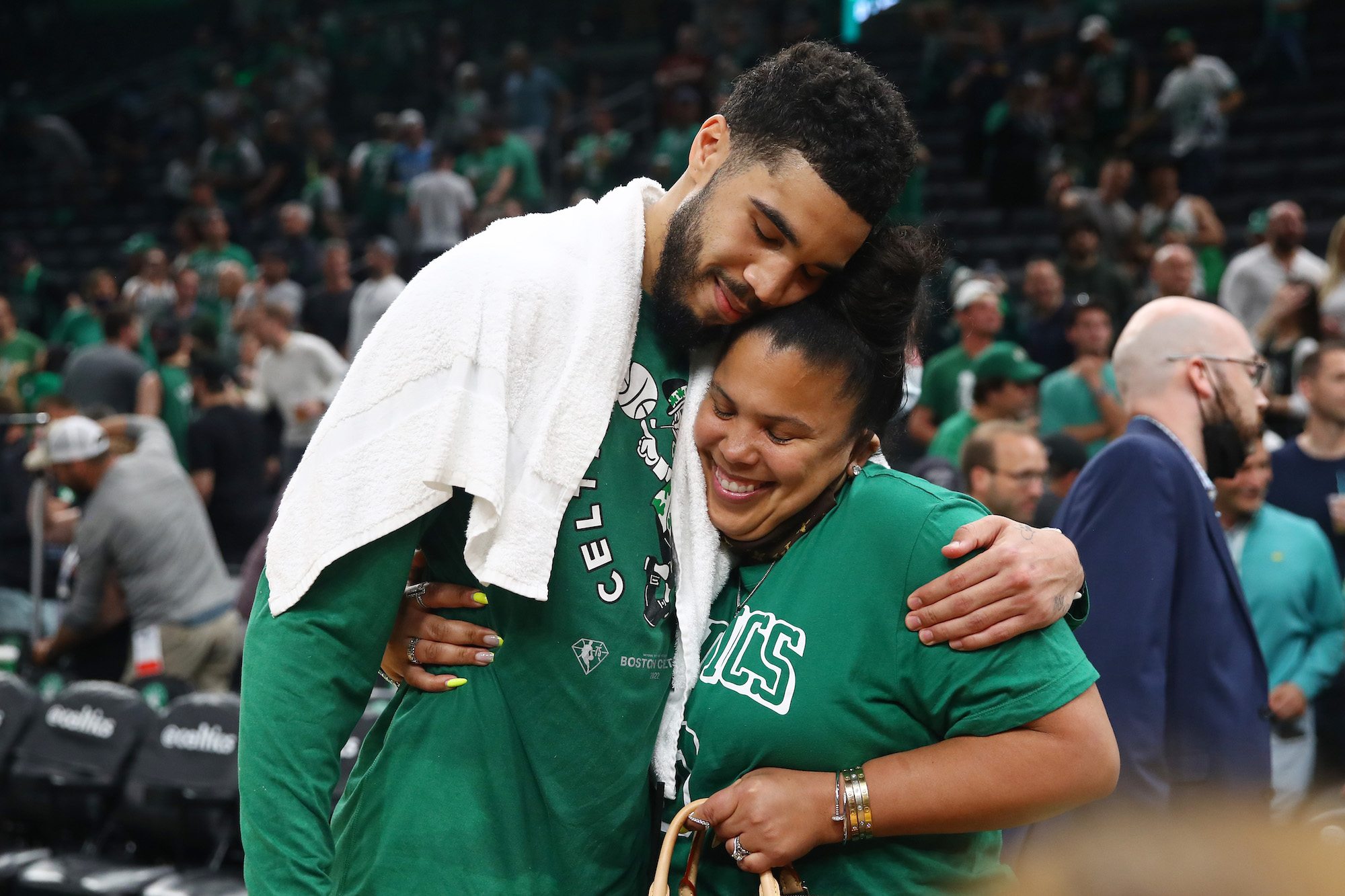GettyImages-1397428770 Jayson Tatum Mom 2022