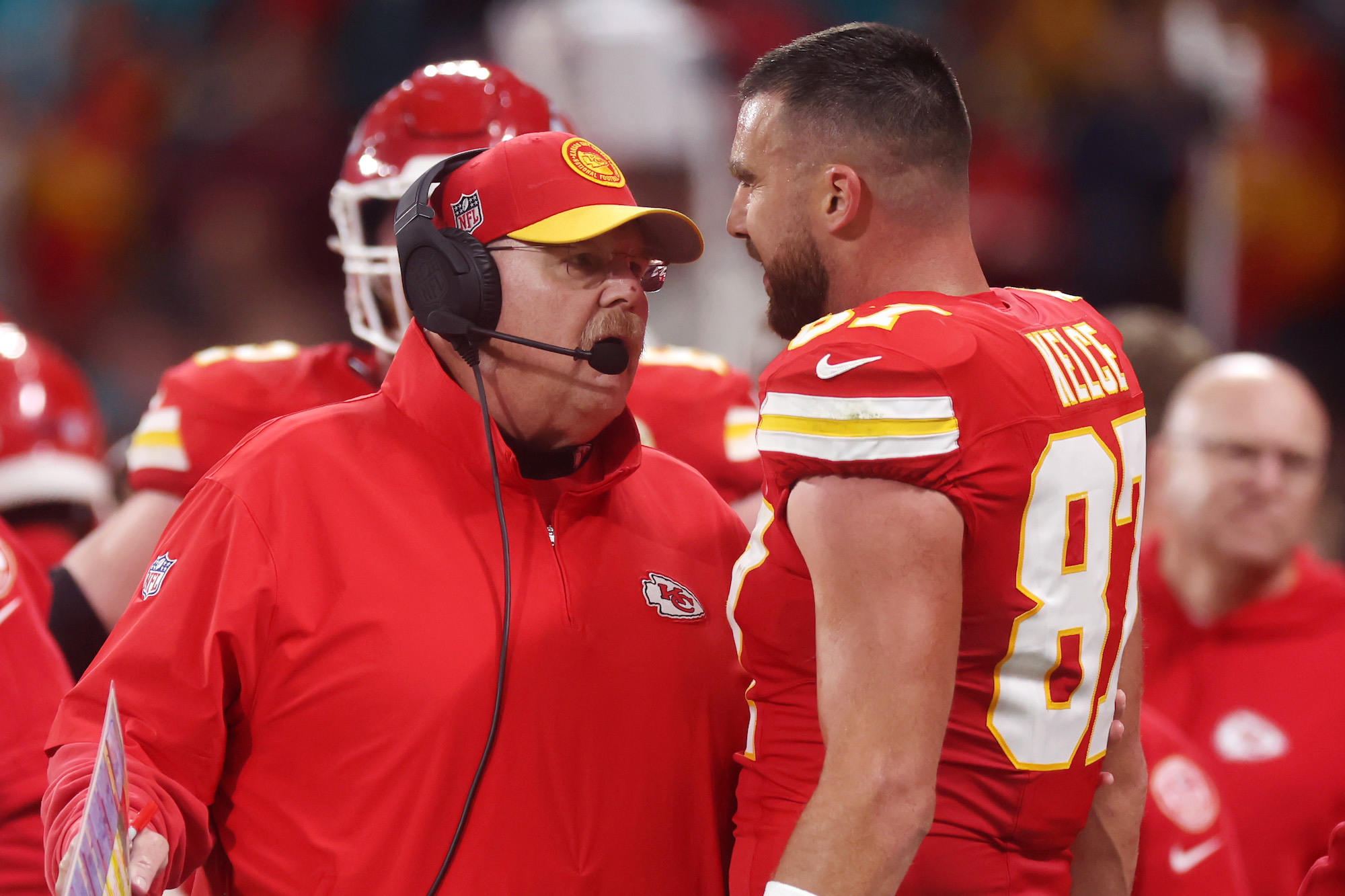 GettyImages-1778490529 Travis Kelce Andy Reid 2023 2