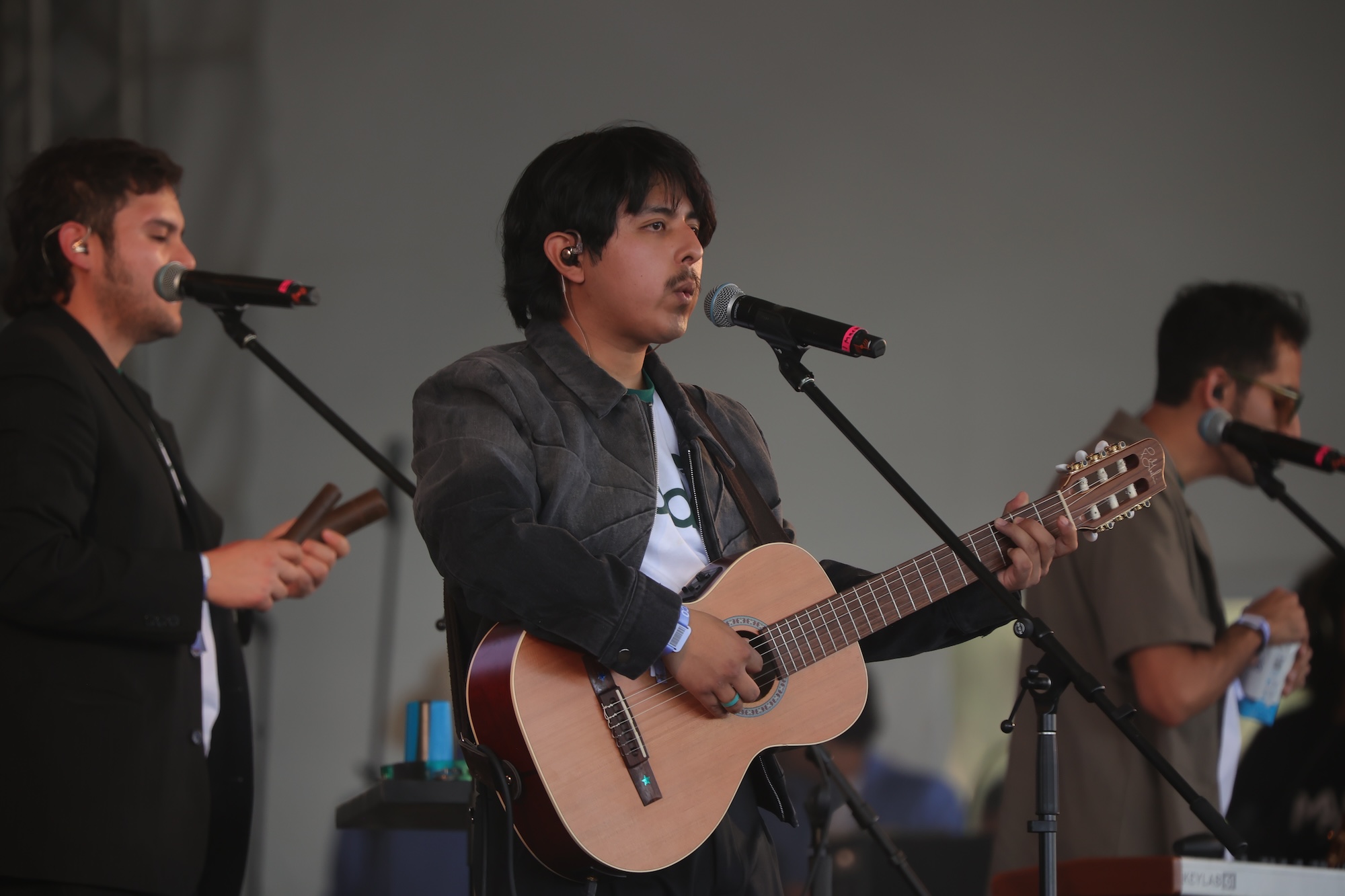 Macario Martínez en una de sus primeras actuaciones