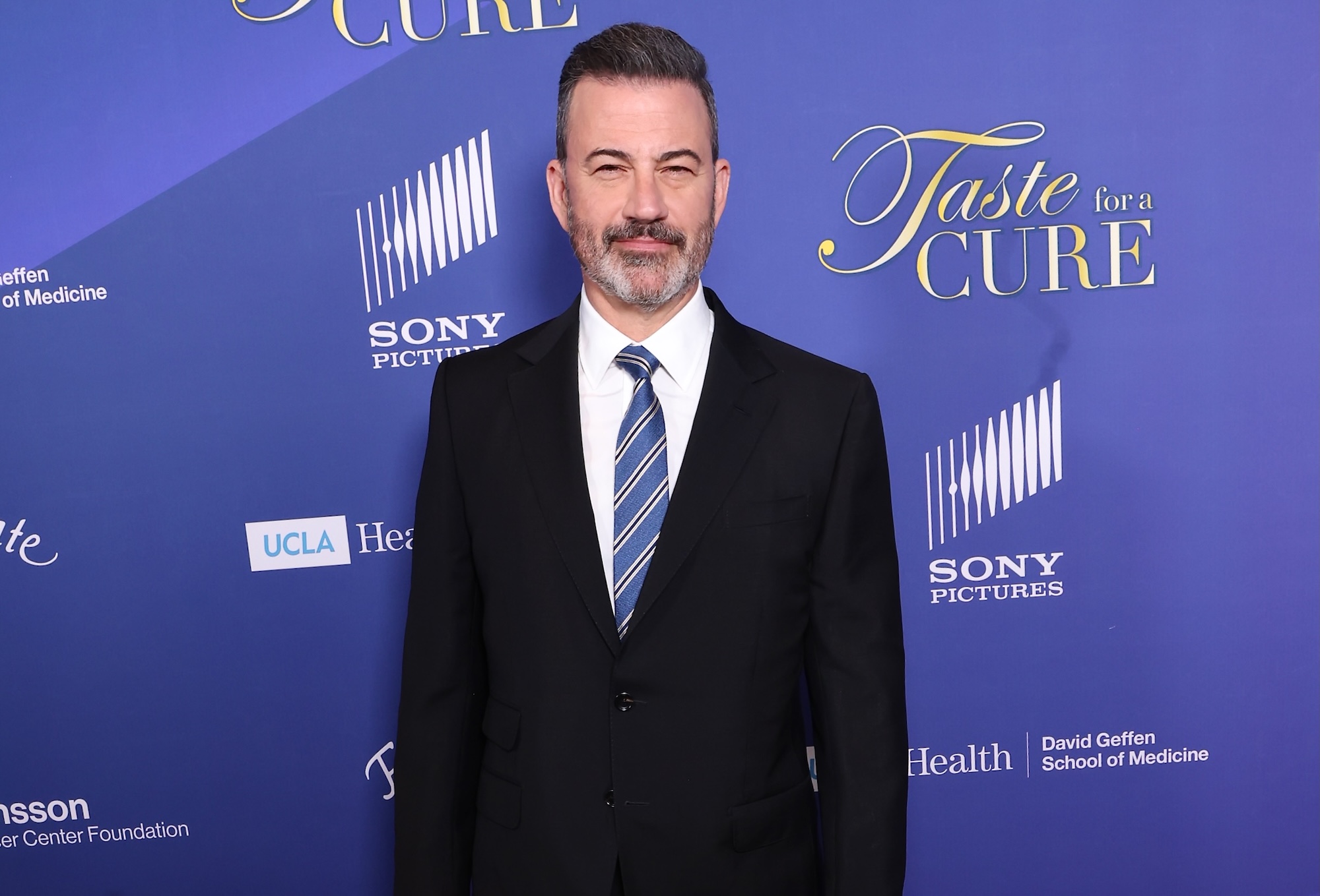 Protesters Gather at Jimmy Kimmel's Studio After His Show Is Pulled