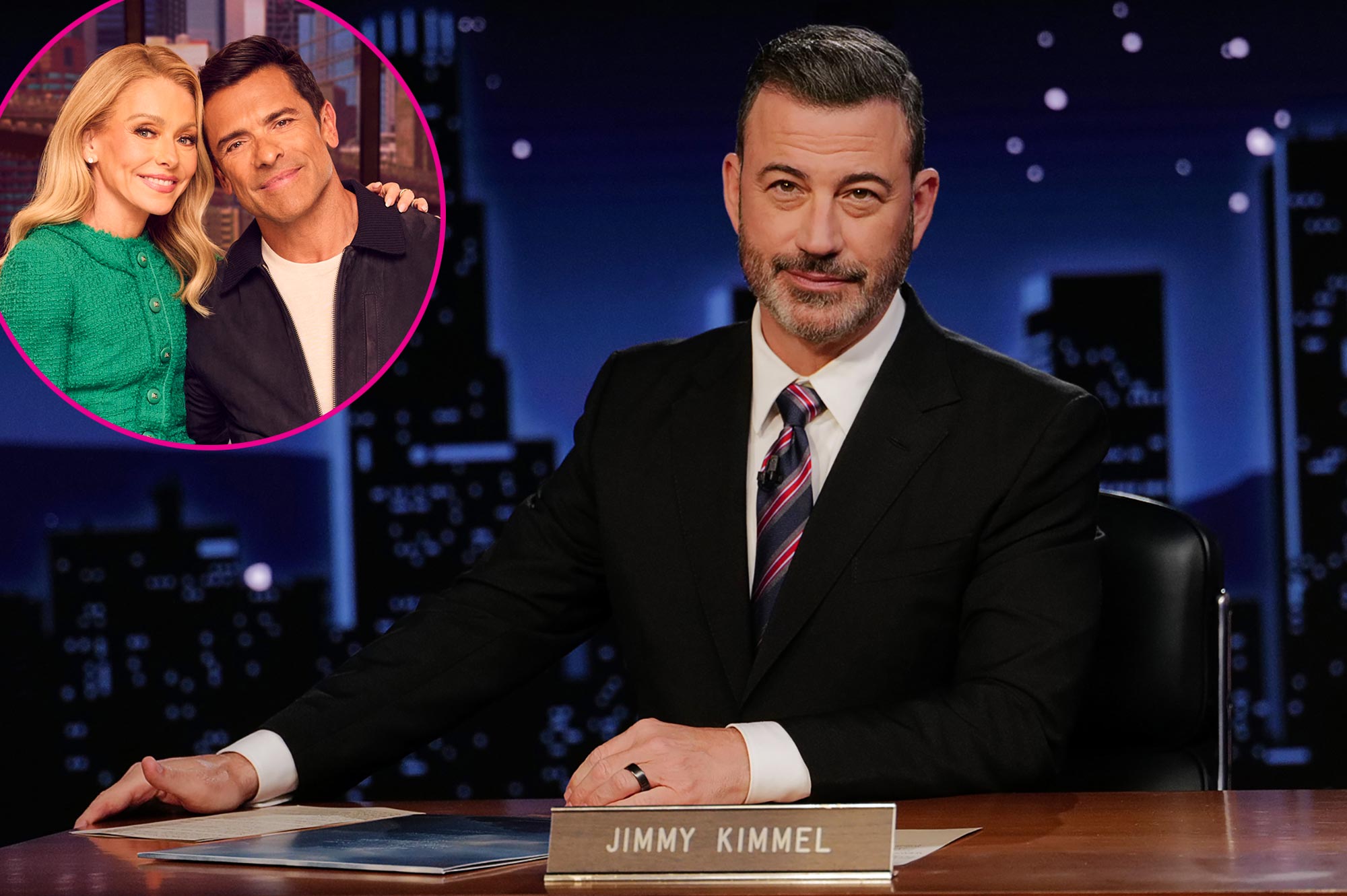 Kelly Ripa and Mark Conseulos Address Jimmy Kimmel s Return 2236595528 promo
