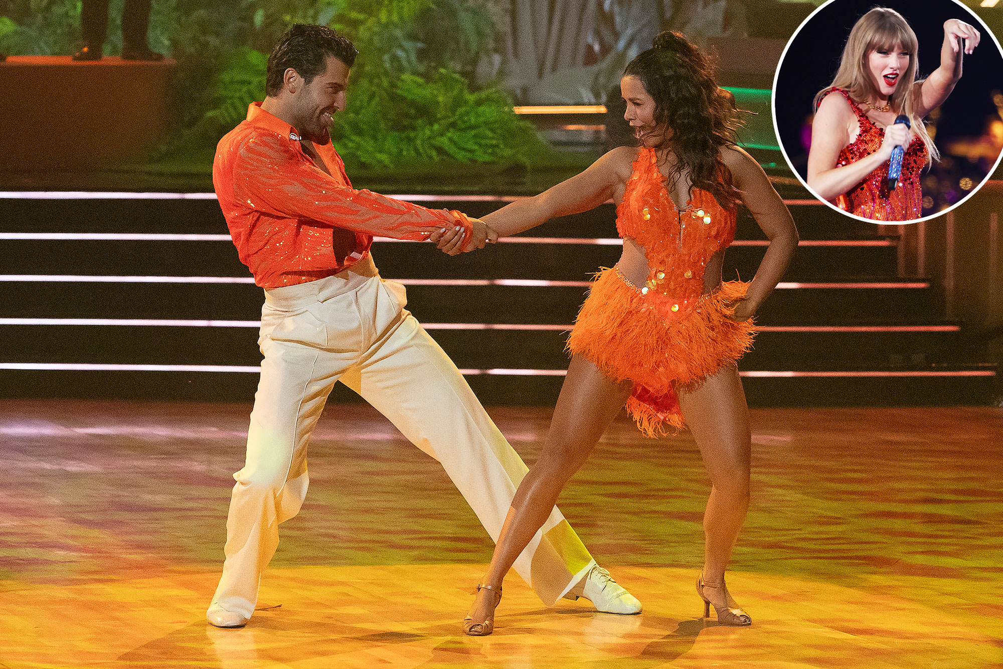Promo Fans React to Jan Ravnik Taylor Swift Coded Costume on DWTS Jennifer Affleck