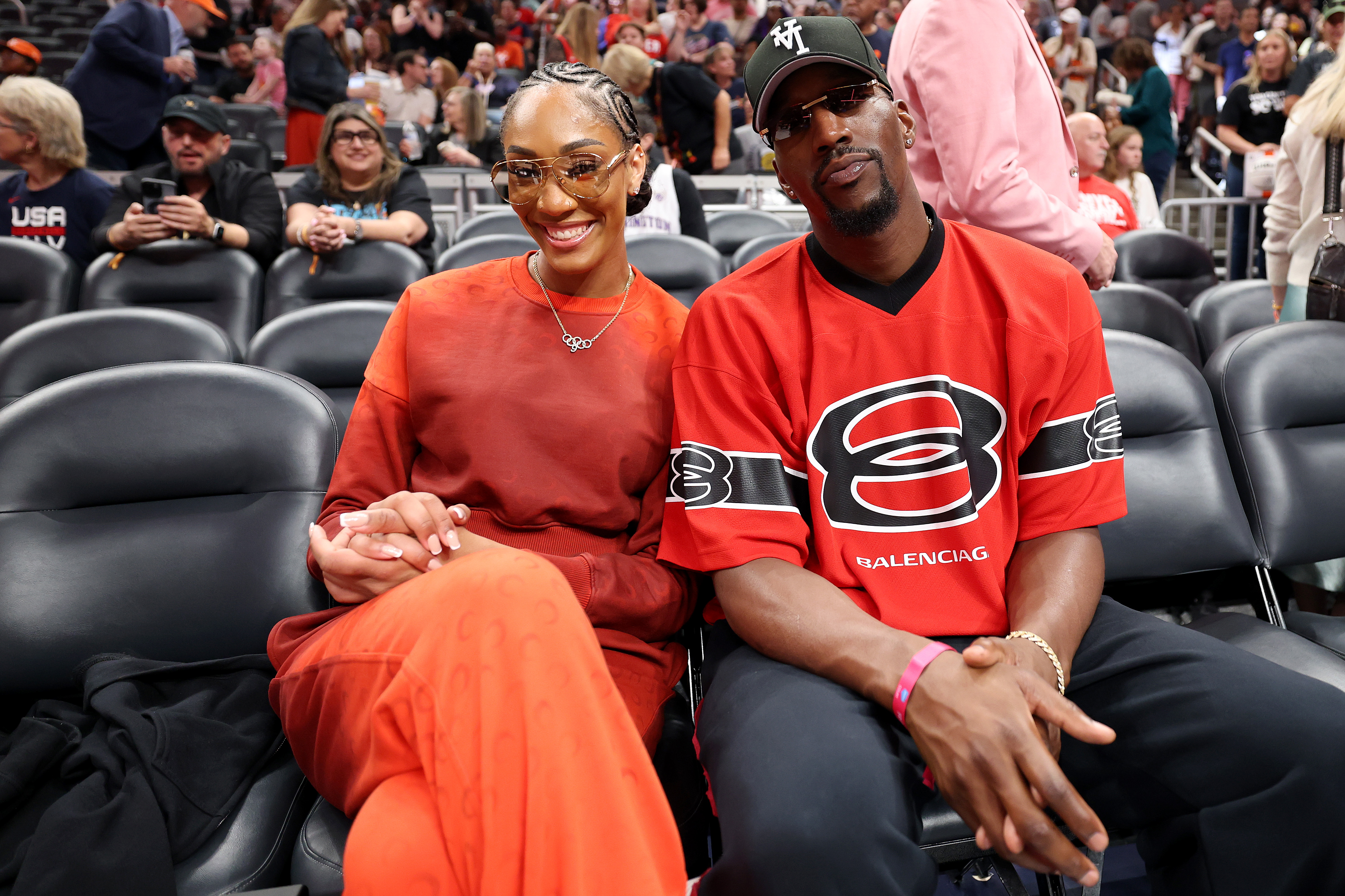 A'ja Wilson and Bam Adebayo