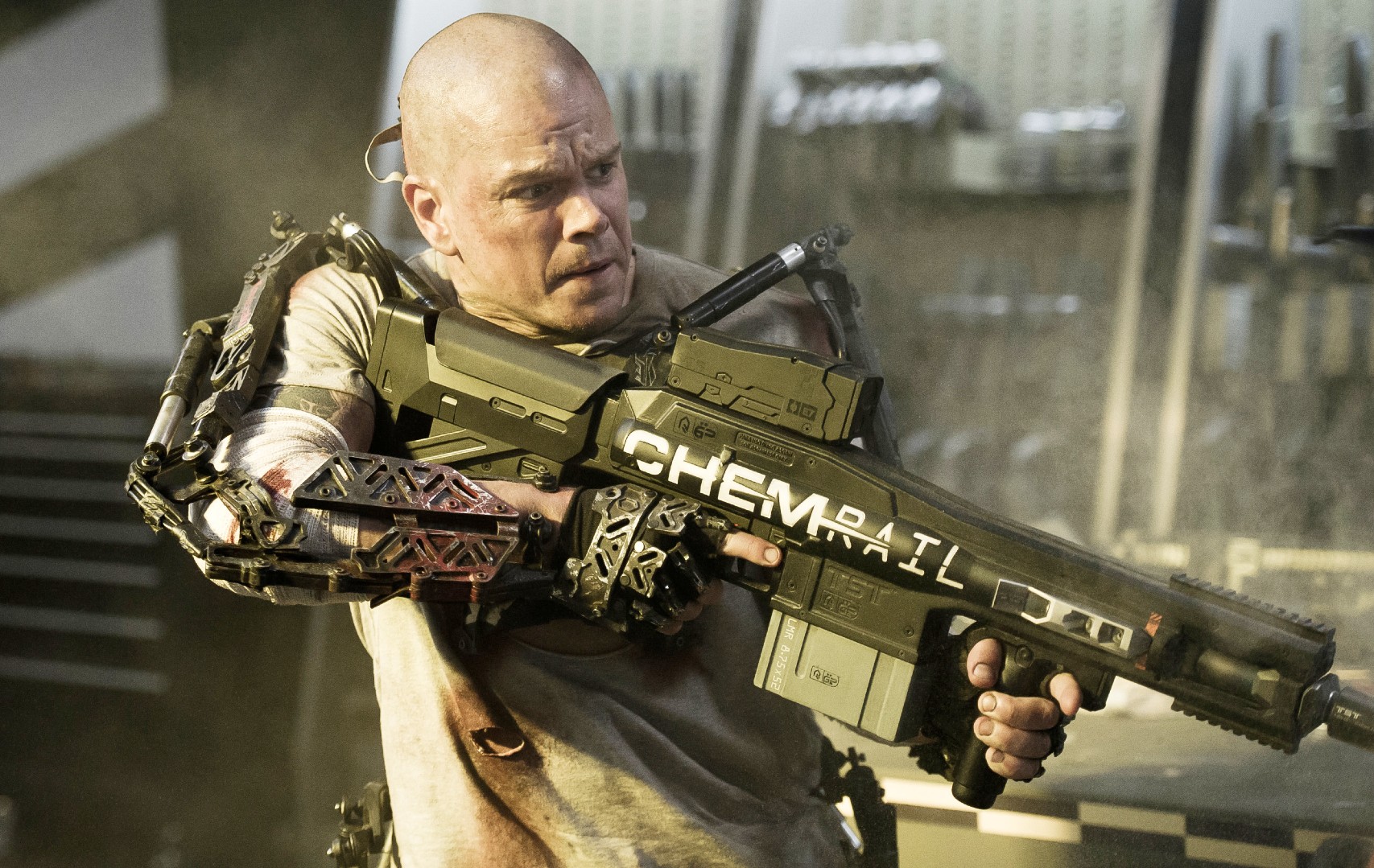 Matt Damon in Elysium