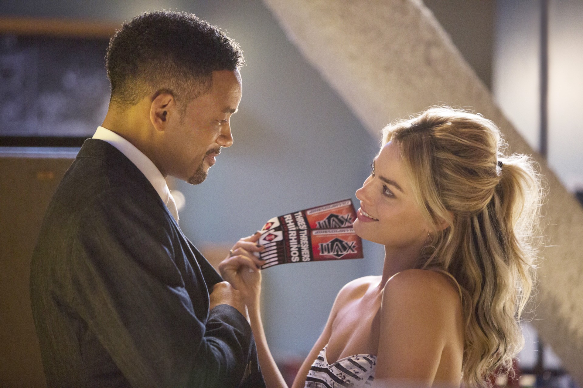 Will Smith and Margot Robbie in Focus