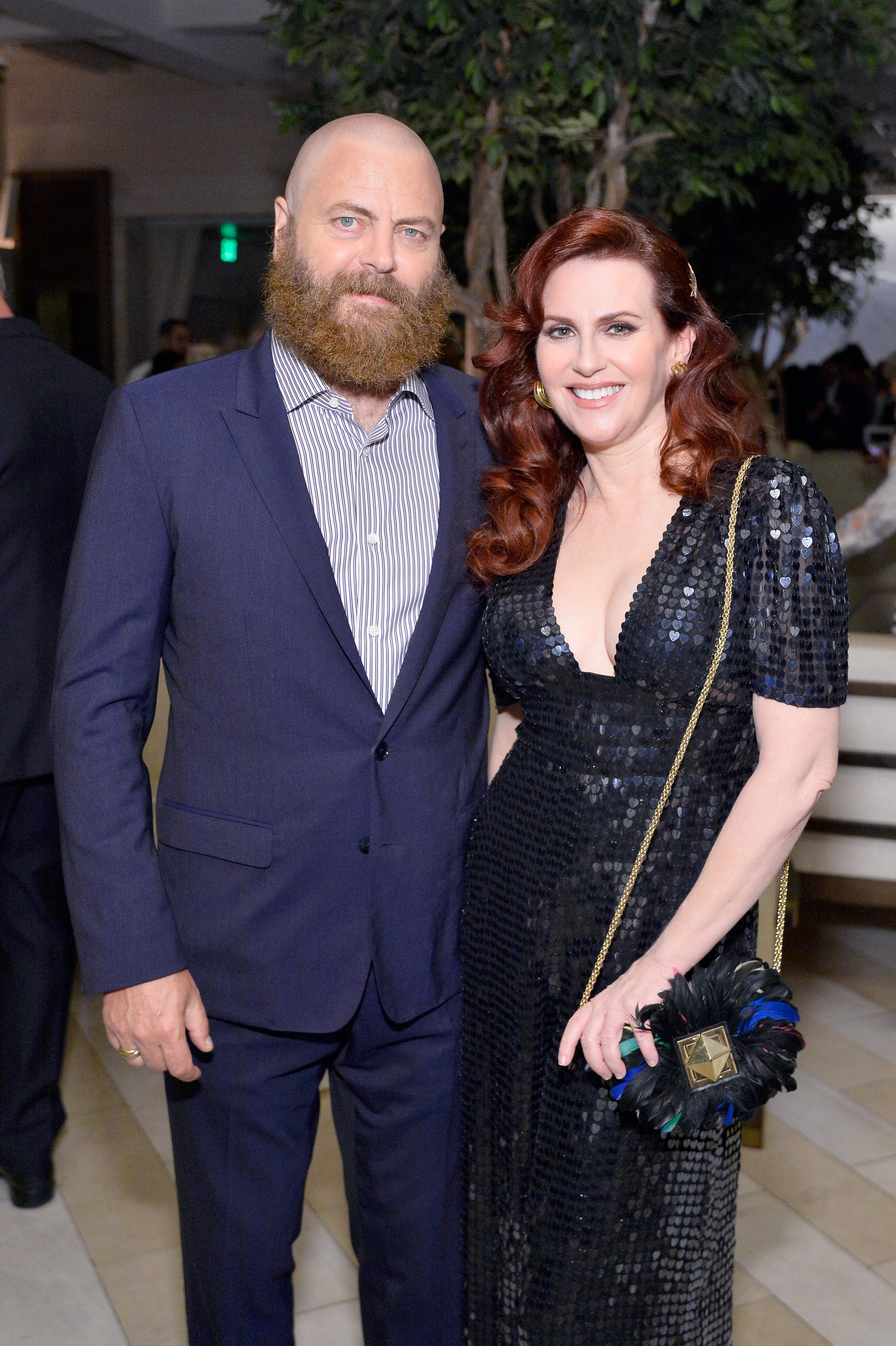 Nick Offerman and Megan Mullally