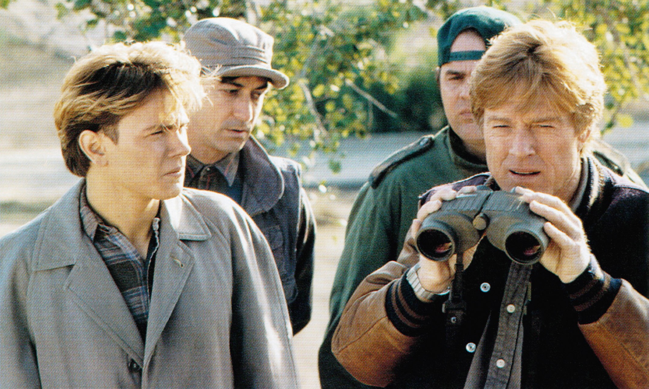 River Phoenix, David Strathairn, Dan Aykroyd, Robert Redford in Sneakers