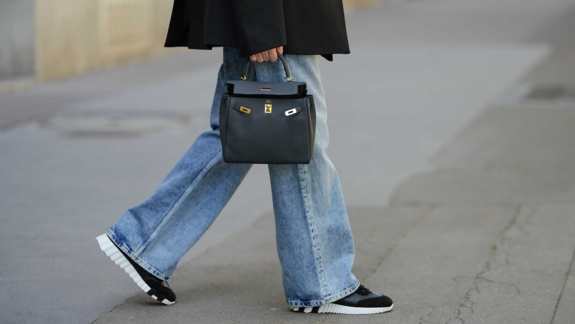 Rich Mom Sneakers with Jeans