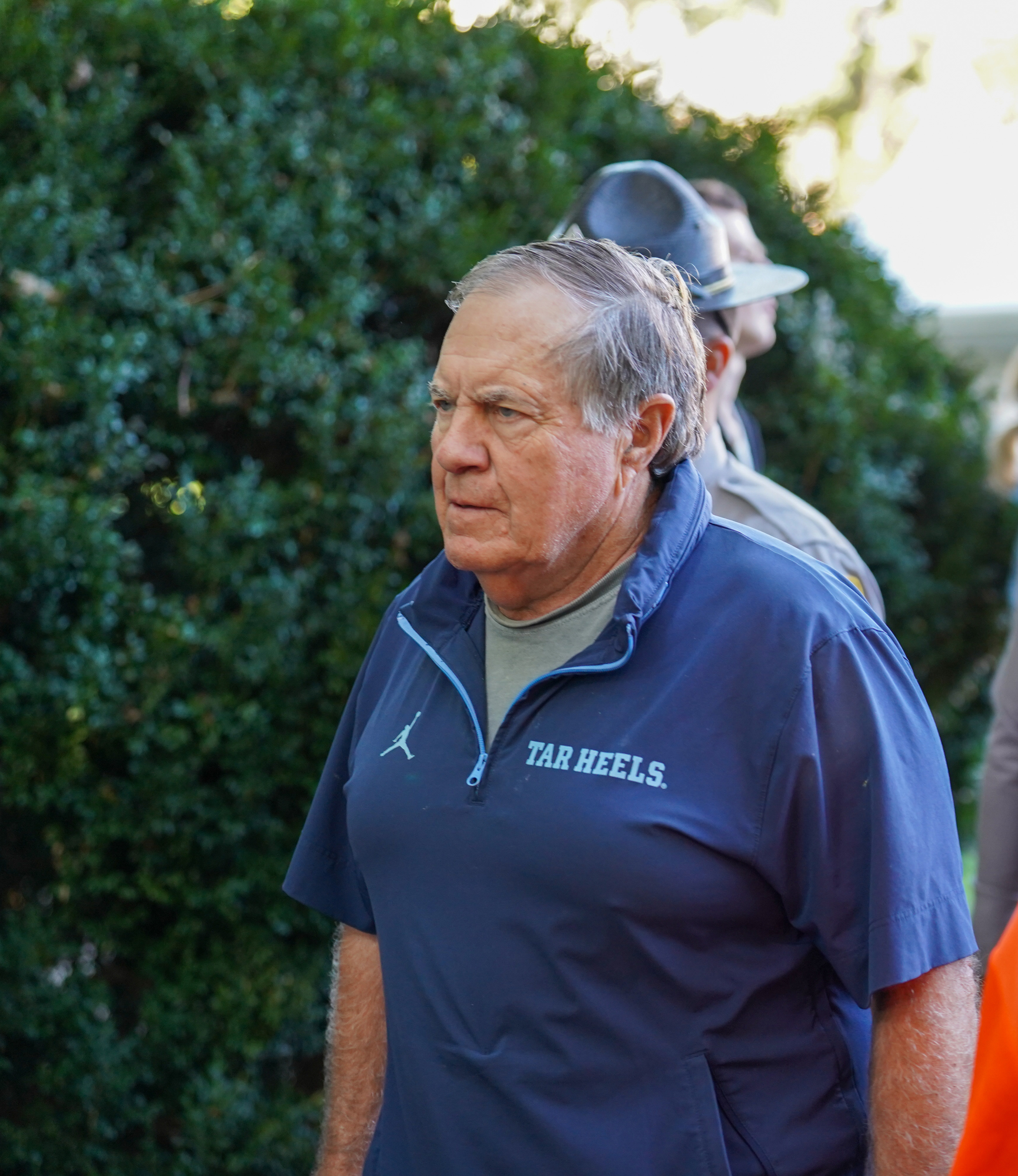 Head coach Bill Belichick of the North Carolina Tar Heels