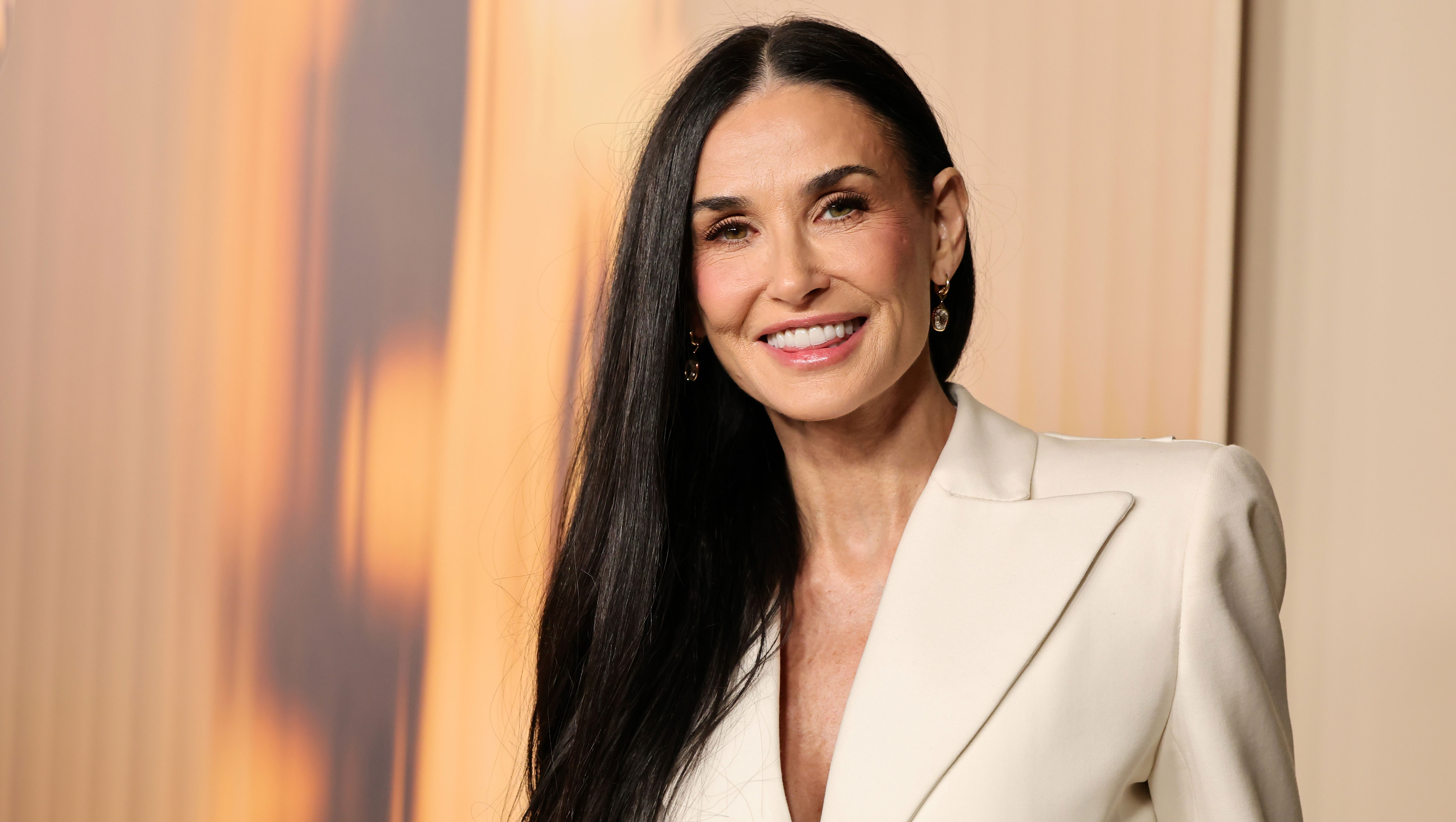 LOS ANGELES, CALIFORNIA - FEBRUARY 25: Demi Moore attends the 97th Annual Oscars Nominees Dinner at the Academy Museum of Motion Pictures on February 25, 2025 in Los Angeles, California. (Photo by Emma McIntyre/WireImage)