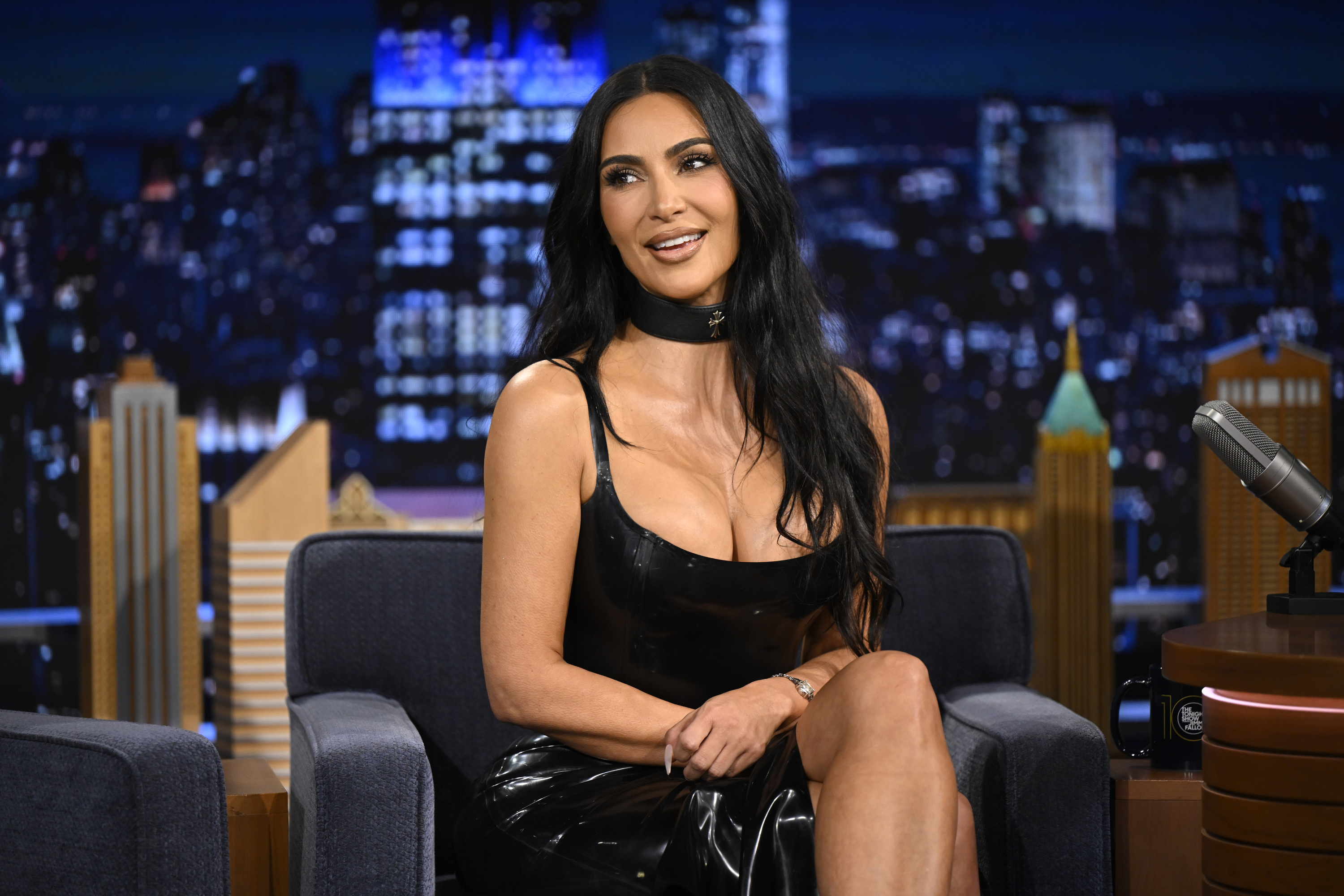 Entrepreneur Kim Kardashian during an interview on Wednesday, September 24, 2025.