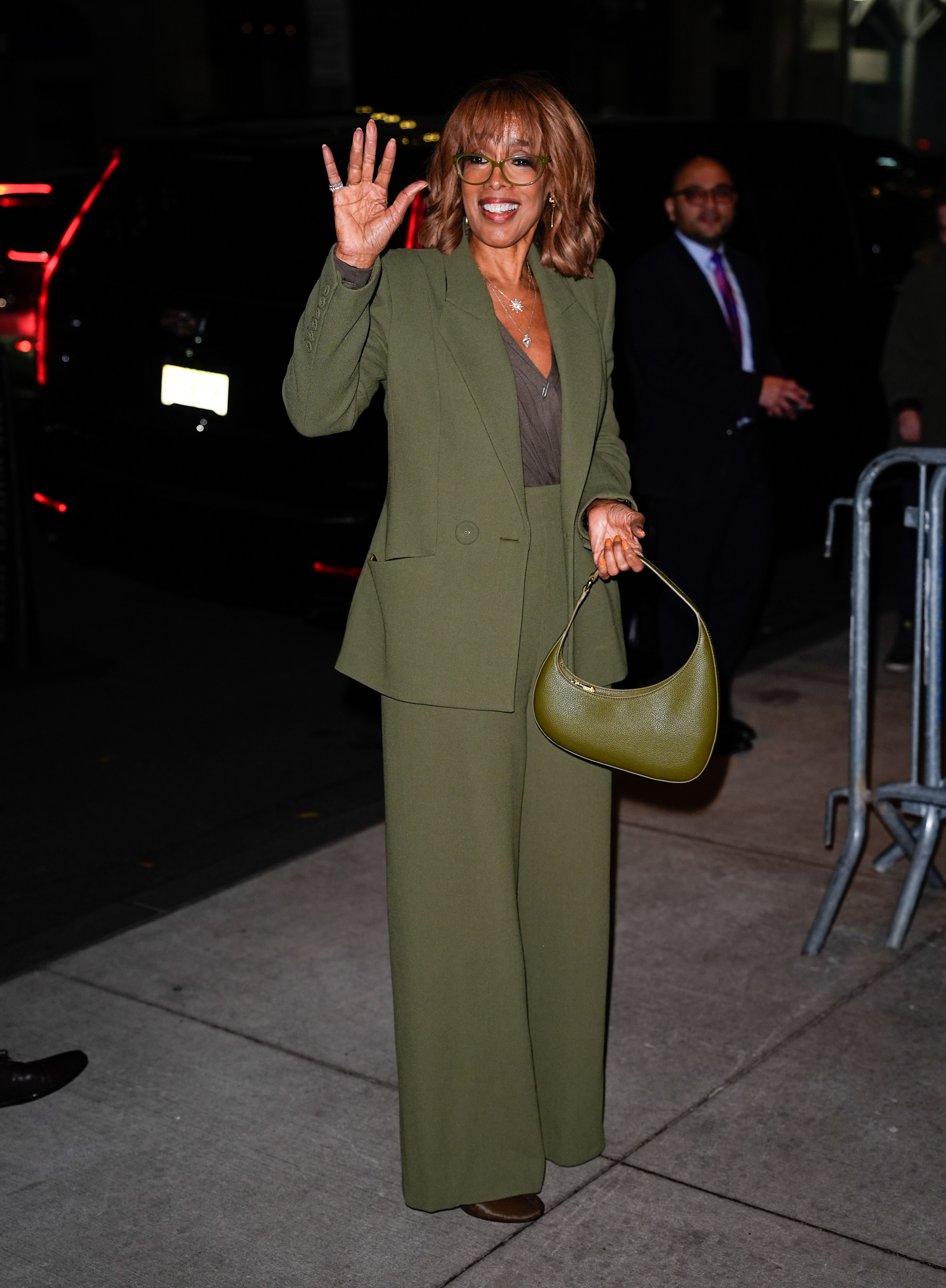 Gayle King is seen on October 28, 2025 in New York City.