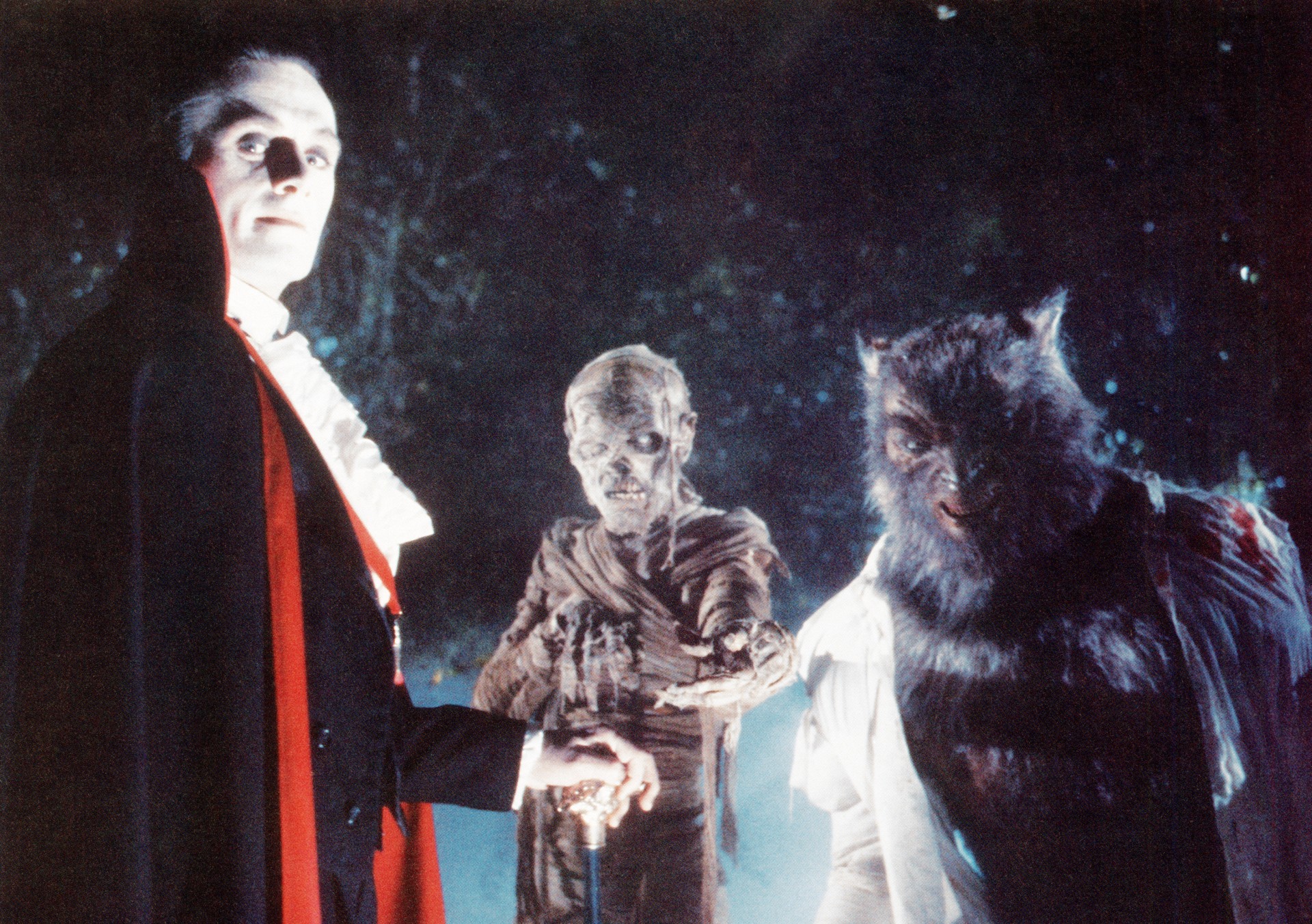 Duncan Regehr, Michael Reid MacKay, Carl Thibault in The Monster Squad