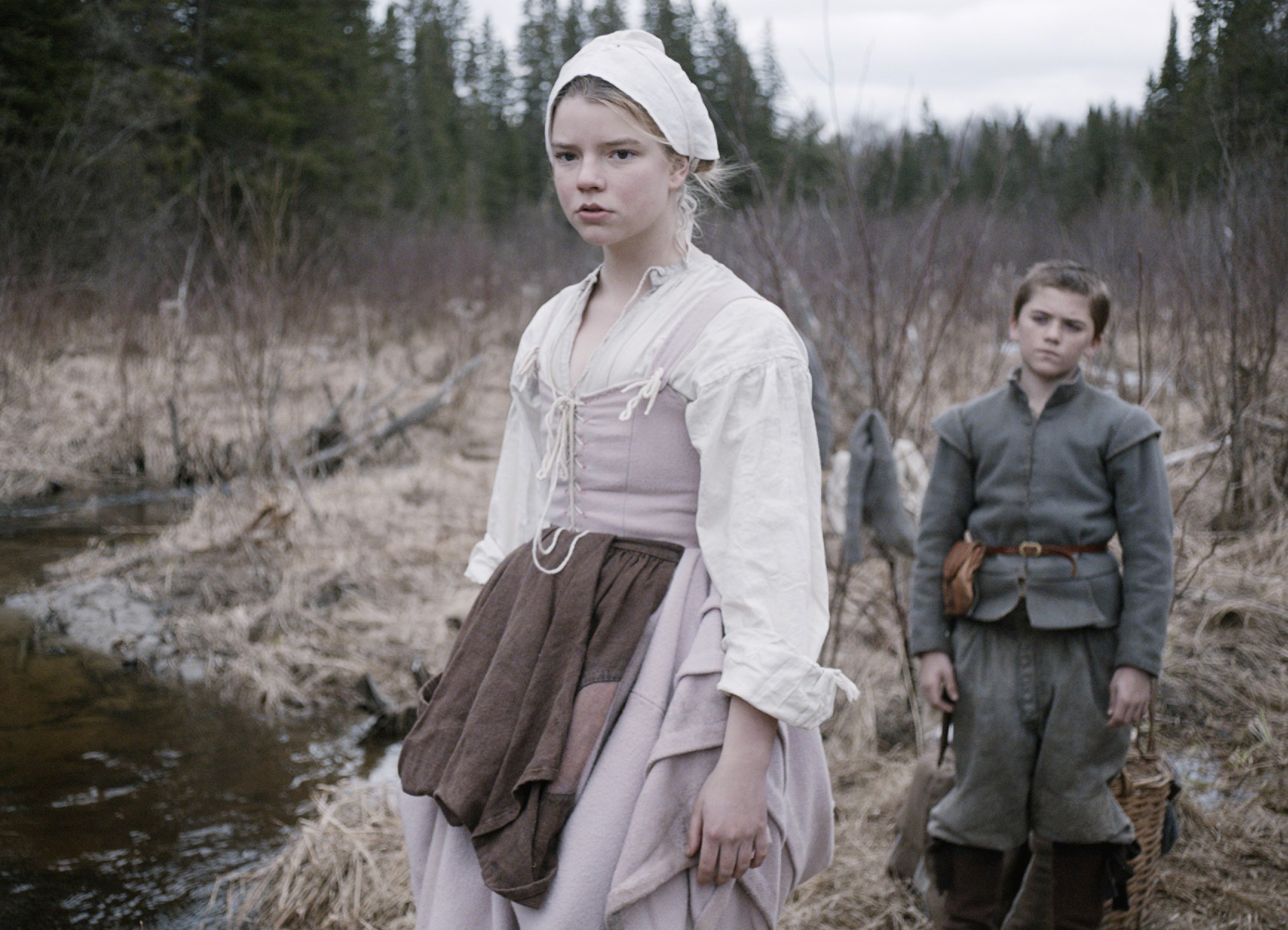 Anya Taylor-Joy, Harvey Scrimshaw in The Witch