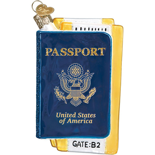 Old World Christmas Travel Ornament