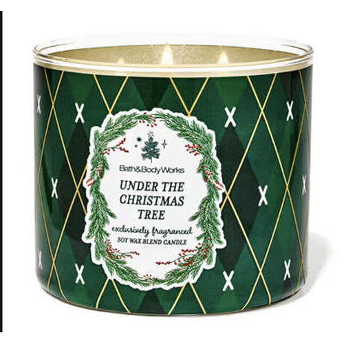 Bath & Body Works Under The Christmas Tree 3-Wick Candle
