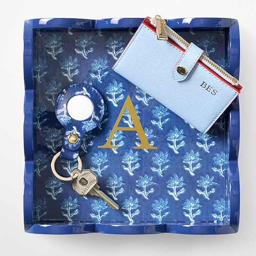 Mark & Graham Scalloped Lacquer Mini Tray