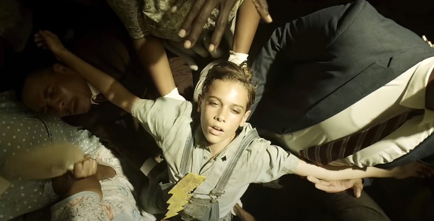 Chaydon Jay as young Elvis Presley in Elvis