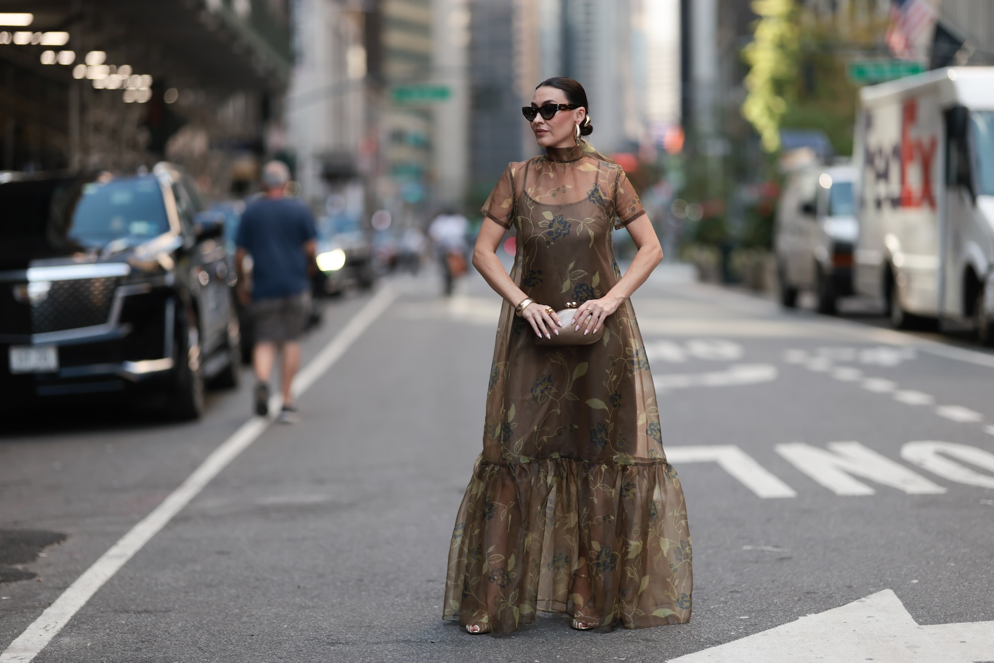 patterned dress