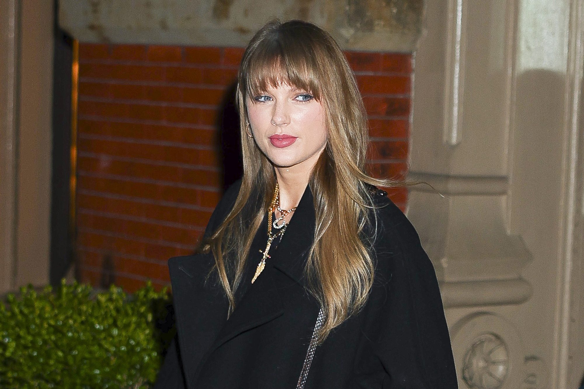 NEW YORK, NEW YORK - NOVEMBER 03: Taylor Swift seen in NoHo on November 03, 2025 in New York City. (Photo by Aeon/GC Images)