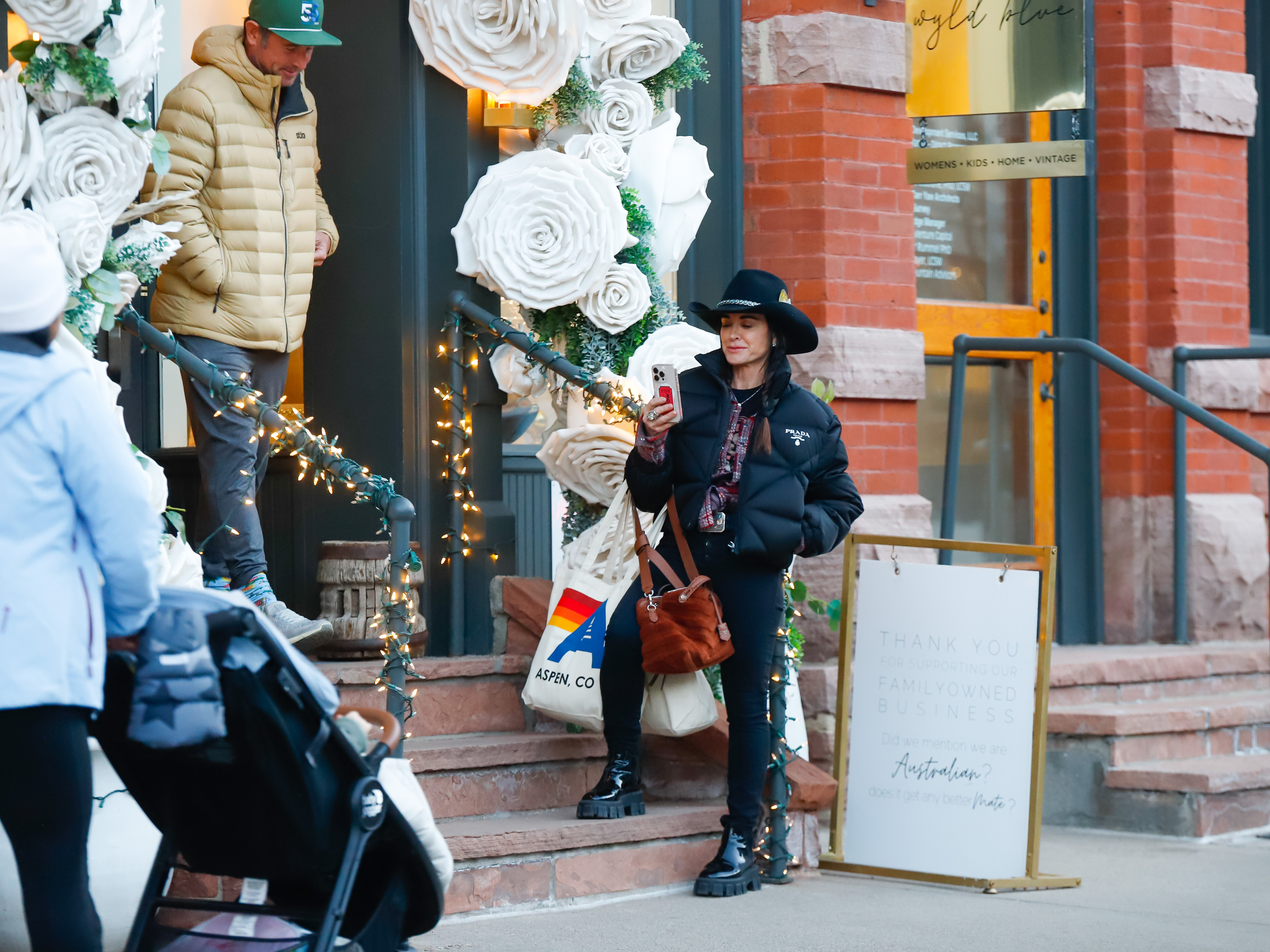 Kyle Richards is seen on December 22, 2025 in Aspen, Colorado.
