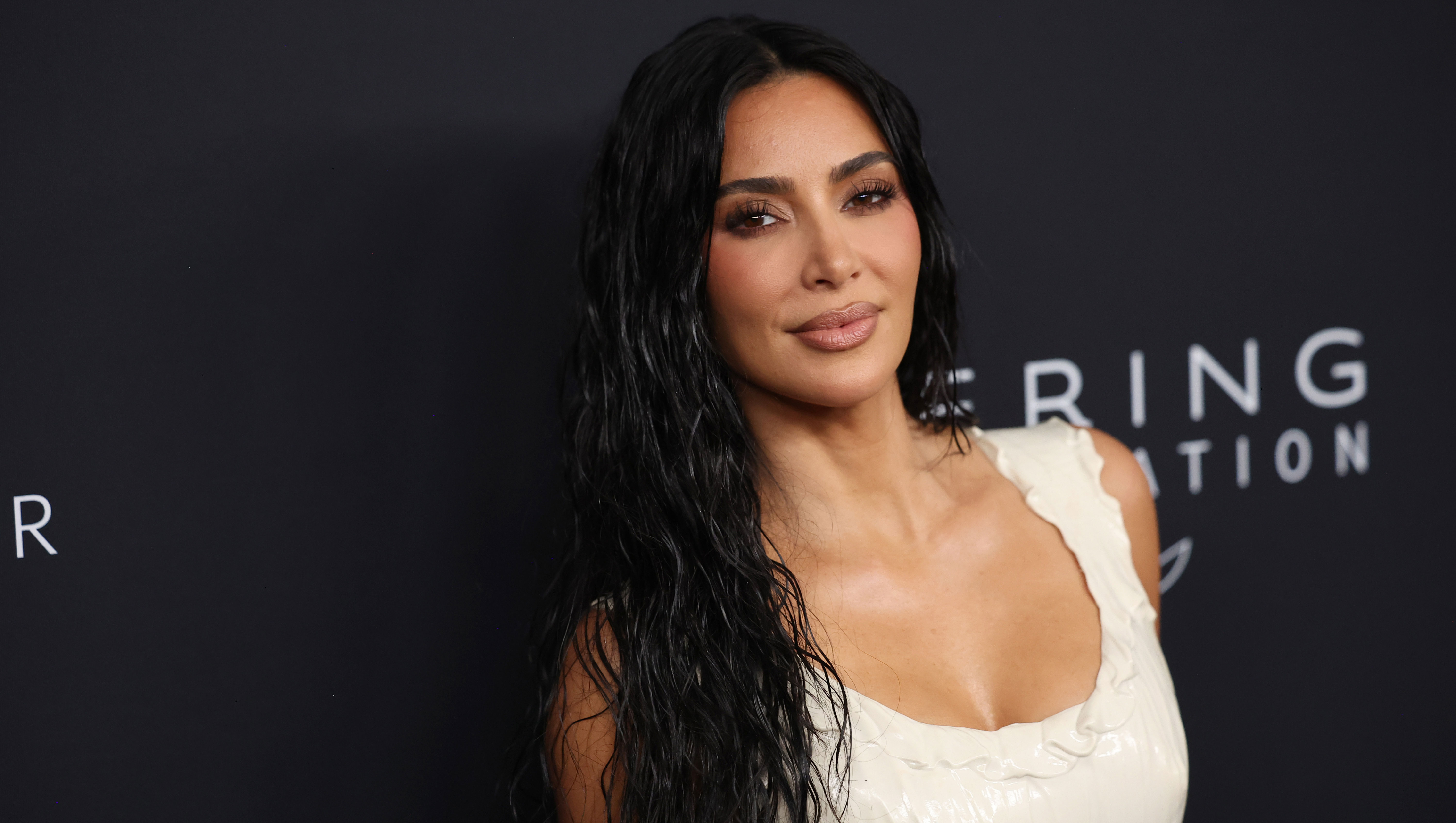 NEW YORK, NEW YORK - SEPTEMBER 09: Kim Kardashian attends the 2024 Kering for Women dinner at The Pool on September 09, 2024 in New York City. (Photo by Mike Coppola/Getty Images)