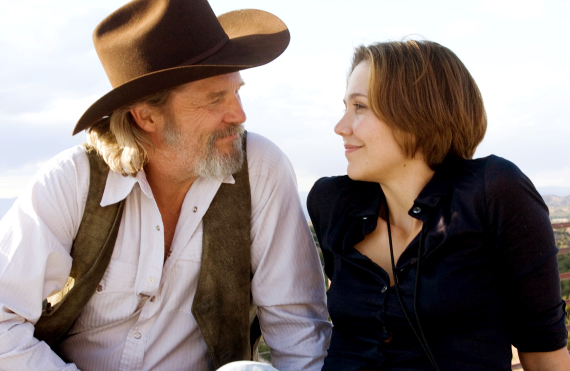 Jeff Bridges and Maggie Gyllenhaal in Crazy Heart