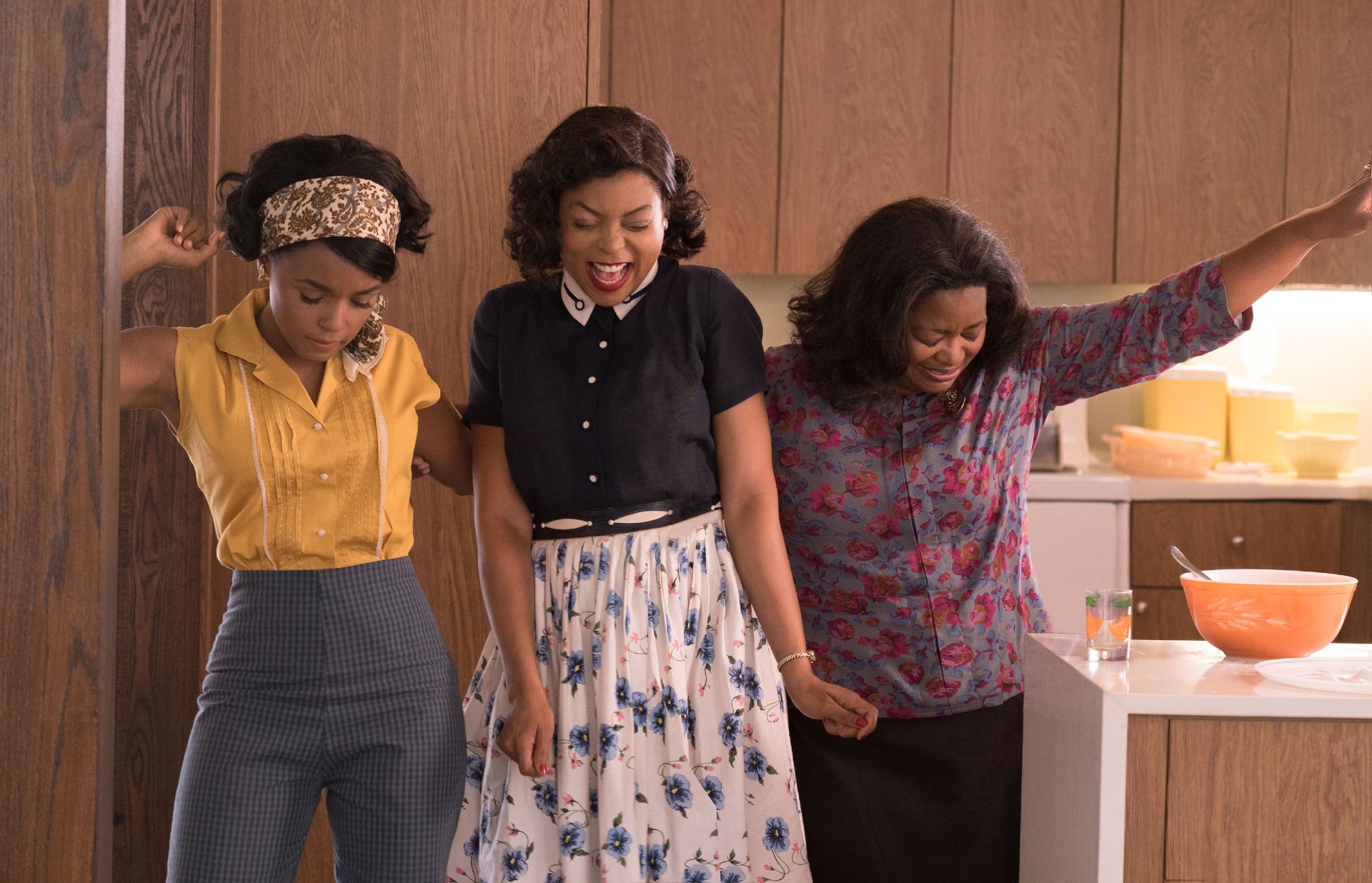 Janelle Monae, Taraji P. Henson and Octavia Spencer in Hidden Figures
