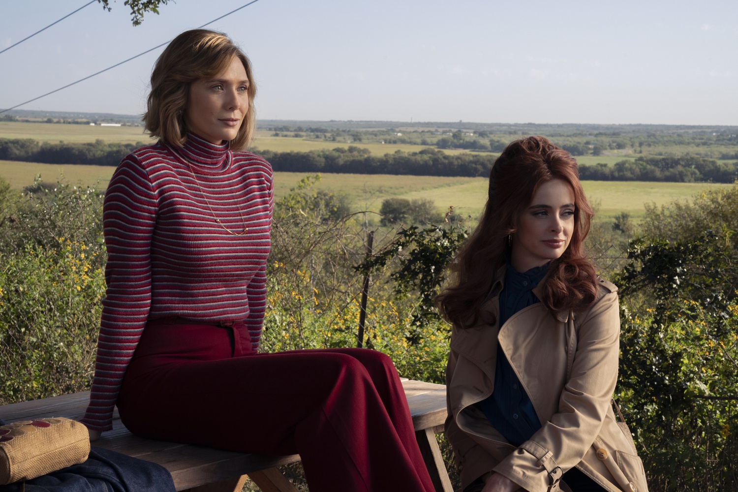 Elizabeth Olsen and Krysten Ritter in Love & Death