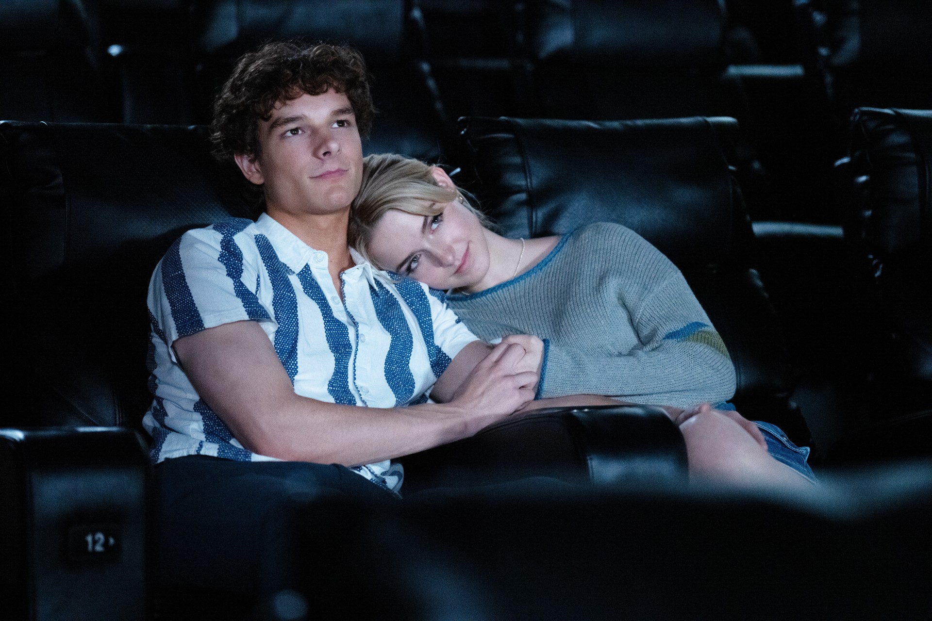 Mason Thames and Mckenna Grace in Regretting You