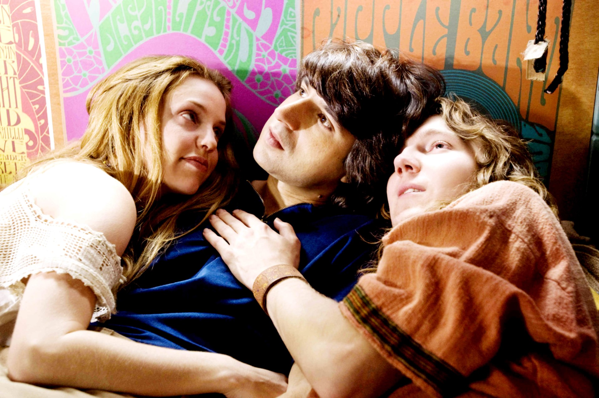 Kelli Garner, Michael Zegen and Paul Dano in Taking Woodstock