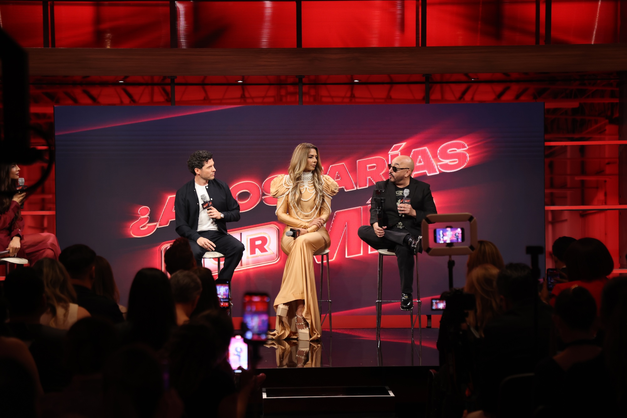 Jorge Lozano, Cecilia Galliano y Lupillo Rivera