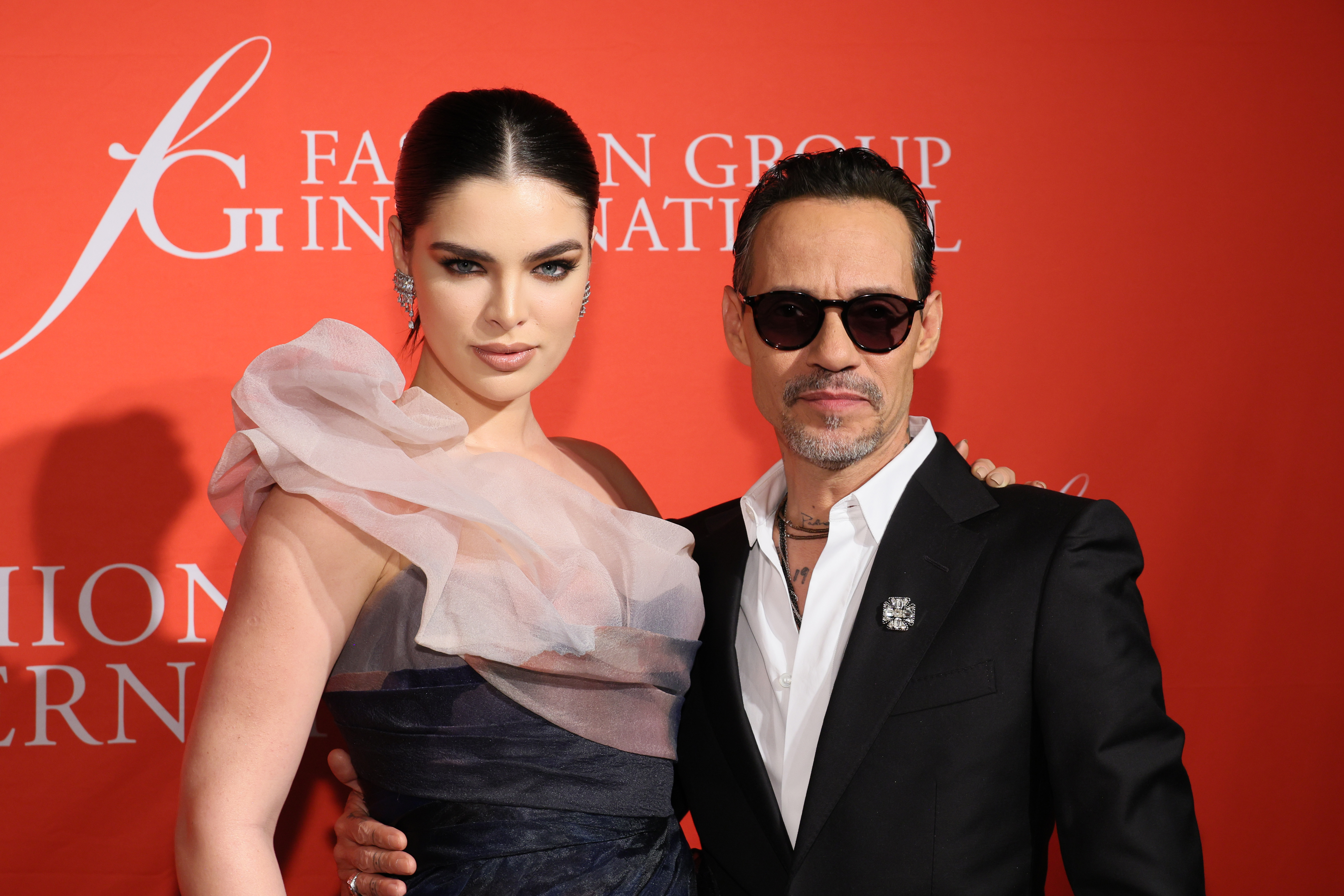 Nadia Ferreira y Marc Anthony.