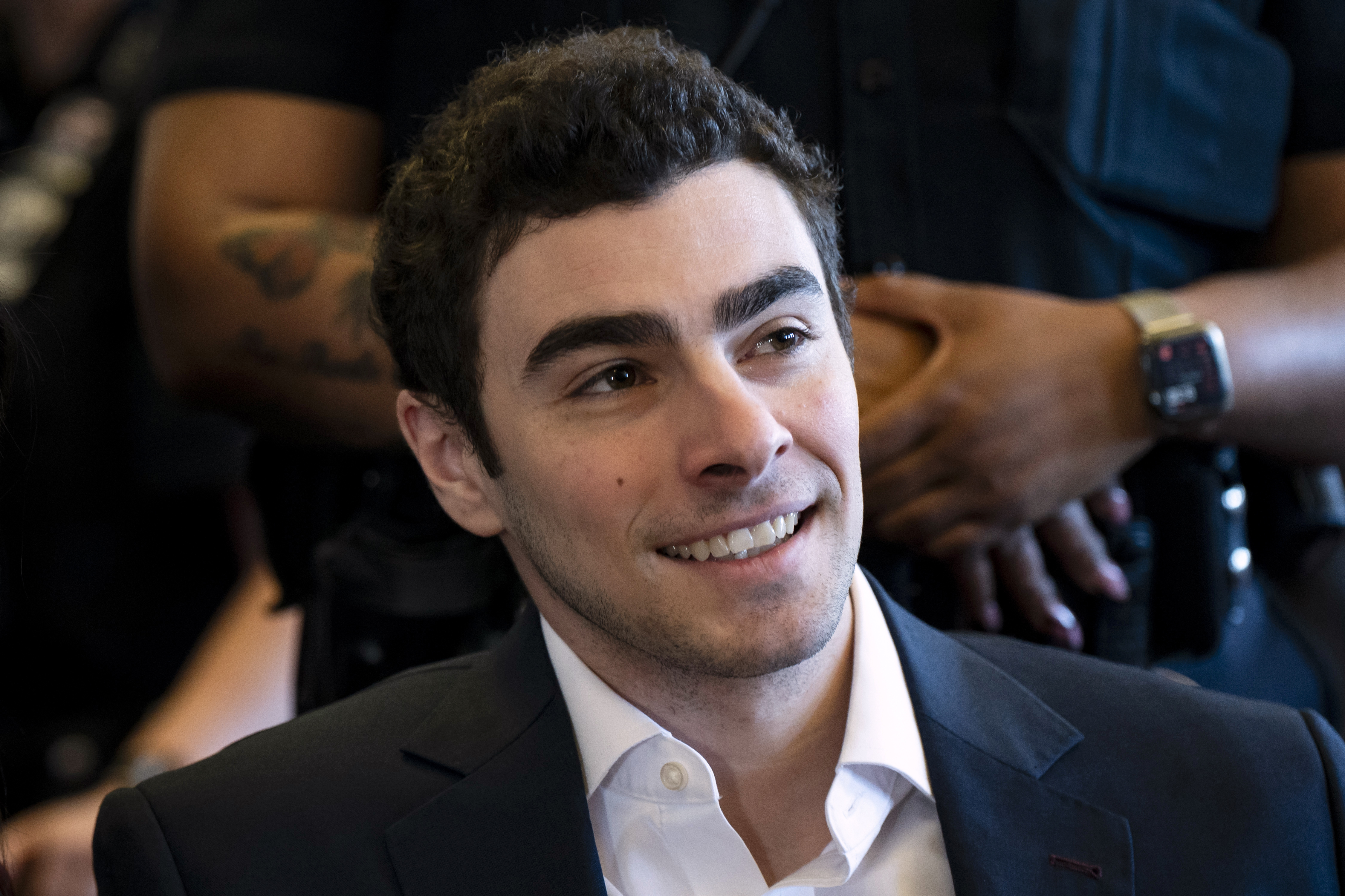 Luigi Mangione in court.