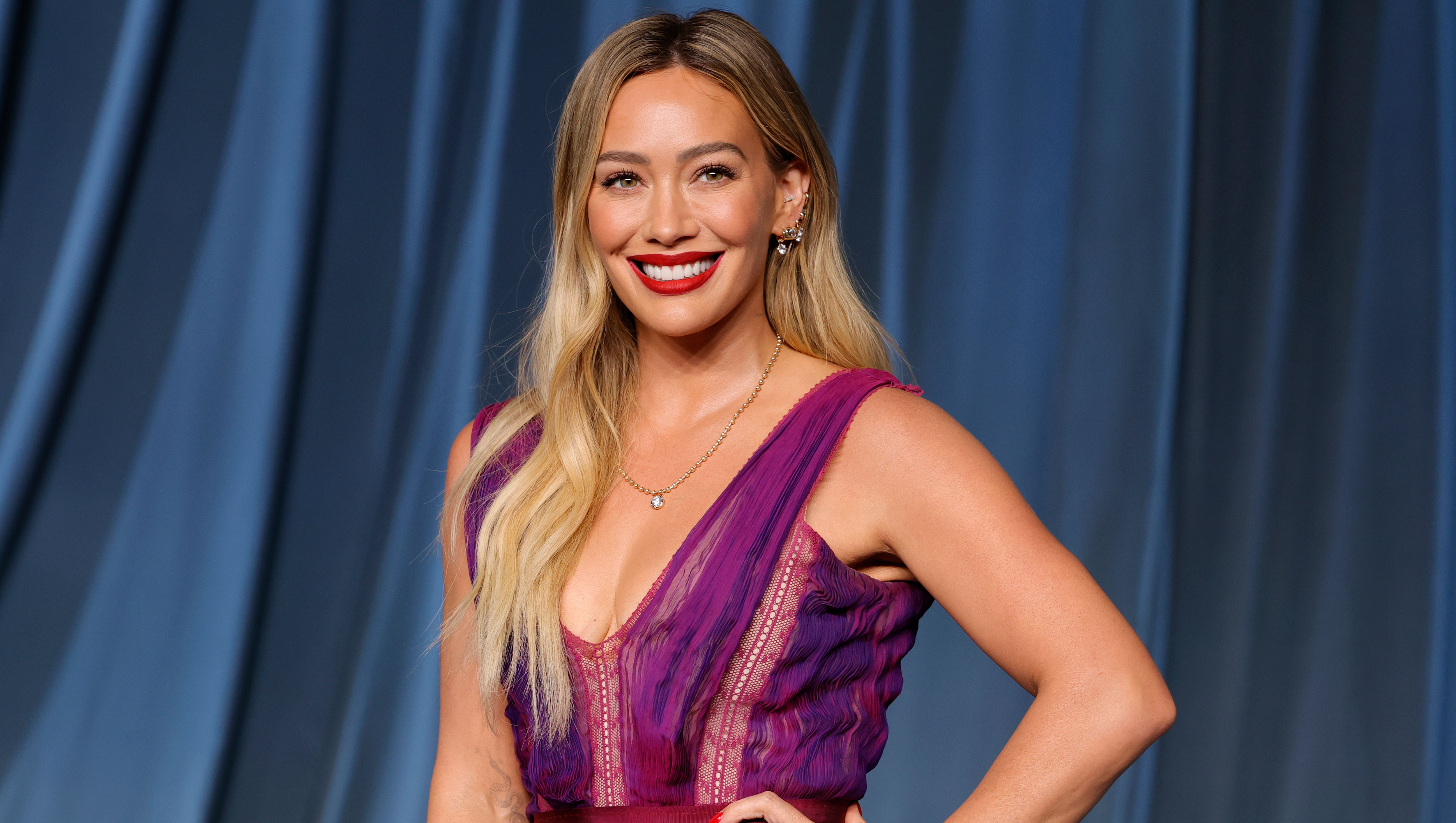 LOS ANGELES, CALIFORNIA - OCTOBER 18: Hilary Duff attends the 5th Annual Academy Museum Gala at the Academy Museum of Motion Pictures on October 18, 2025 in Los Angeles, California. (Photo by Frazer Harrison/WireImage)