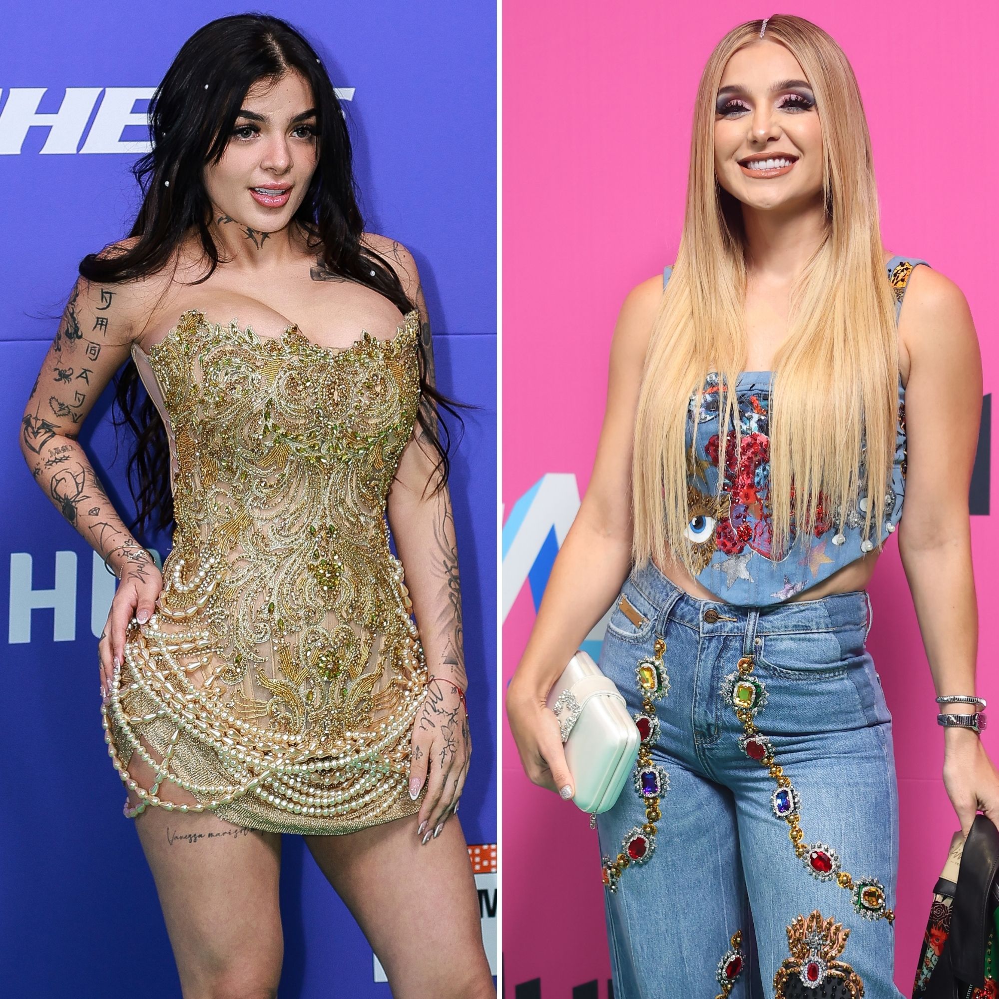 Karely Ruiz y Marcela Mistral.