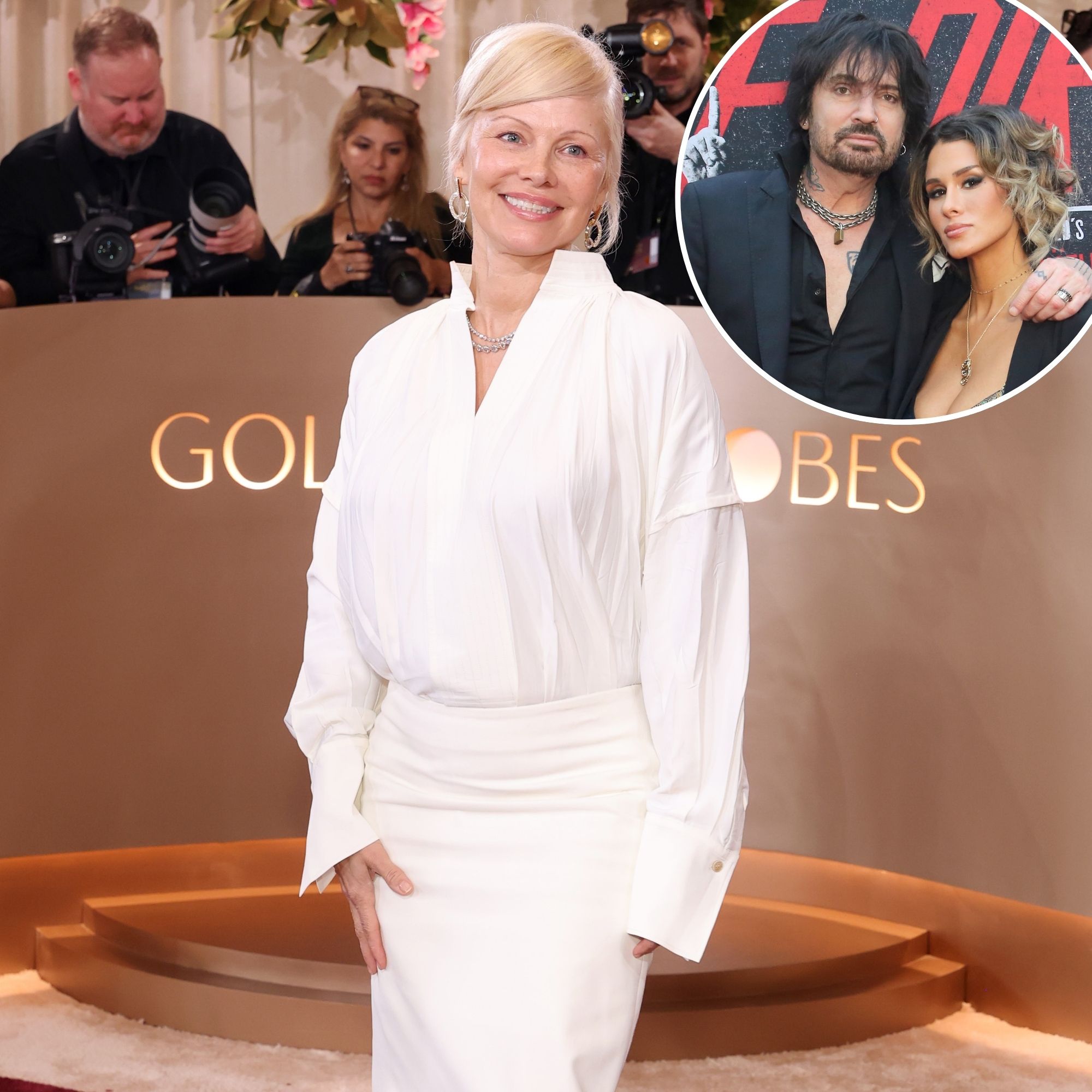 Pamela Anderson Addresses Tommy Lee's Wife Brittany's Restraining Order Drama